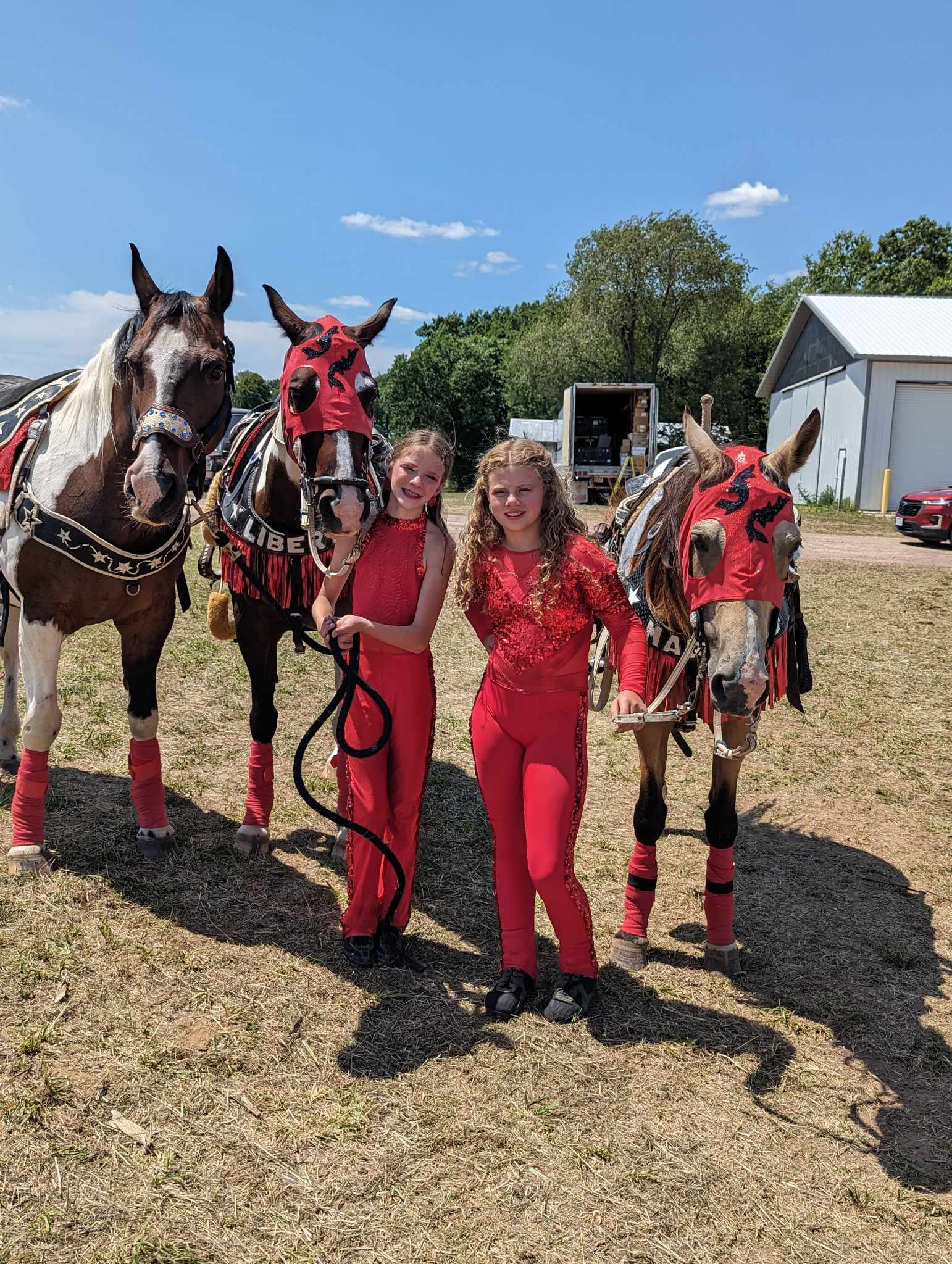 Twelve Year Old Duo A Trick Riding Success