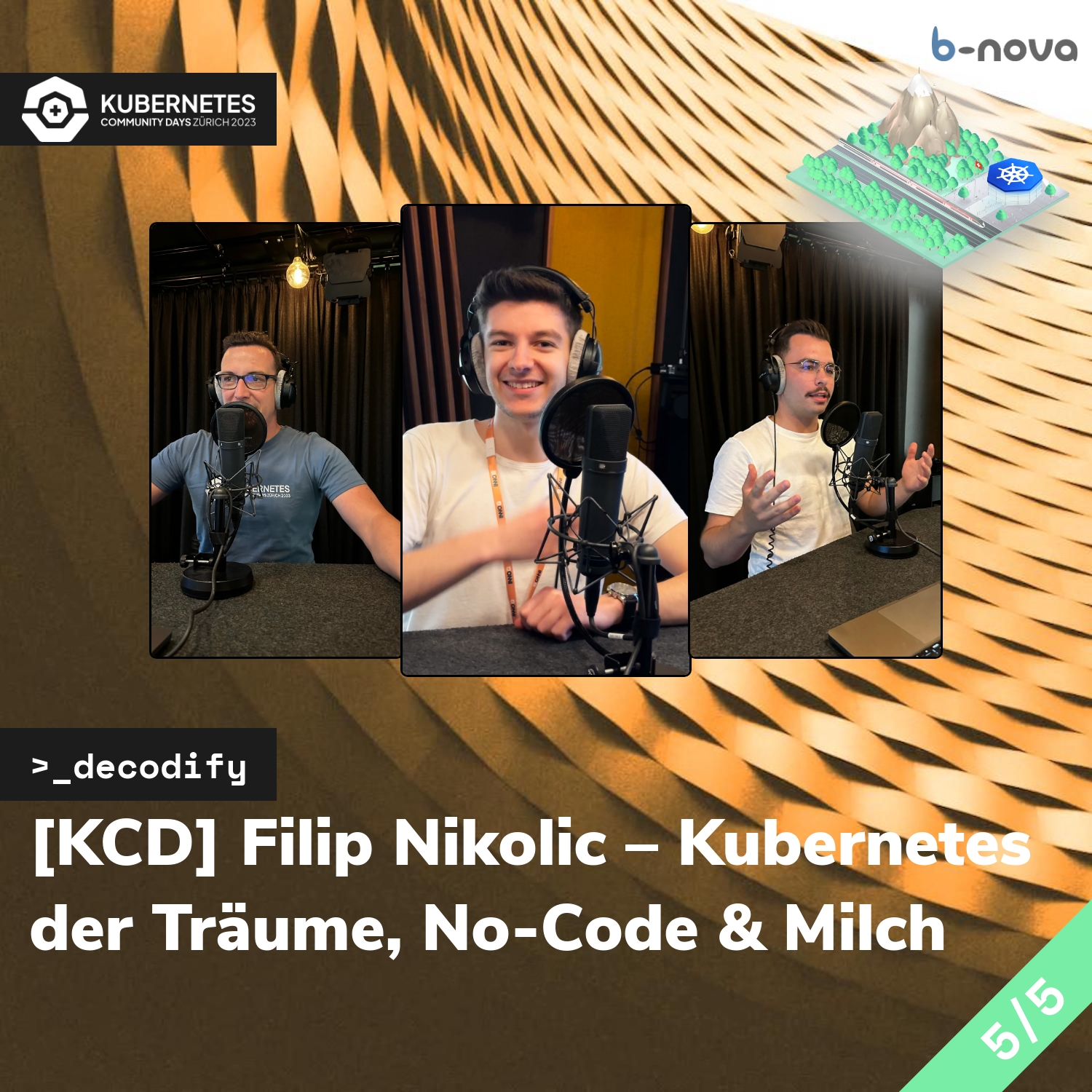 [KCD] Filip Nikolic – Kubernetes der Träume, No-Code & Milch