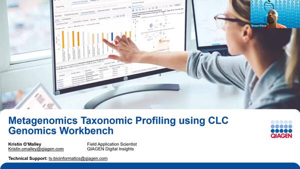 Metagenomics taxonomic profiling using QIAGEN CLC Genomics Workbench