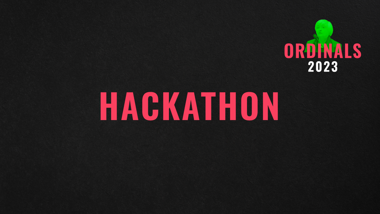 Ordinals 2023 Hackathon