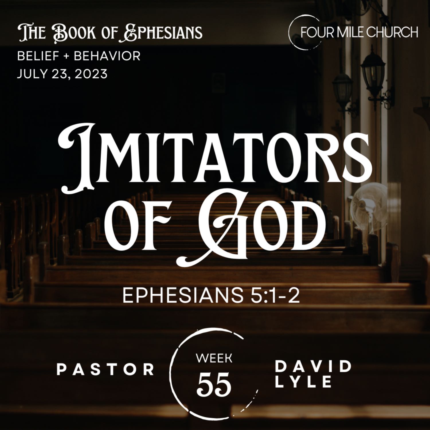 Ephesians 5:1-2 ~ Imitators of God