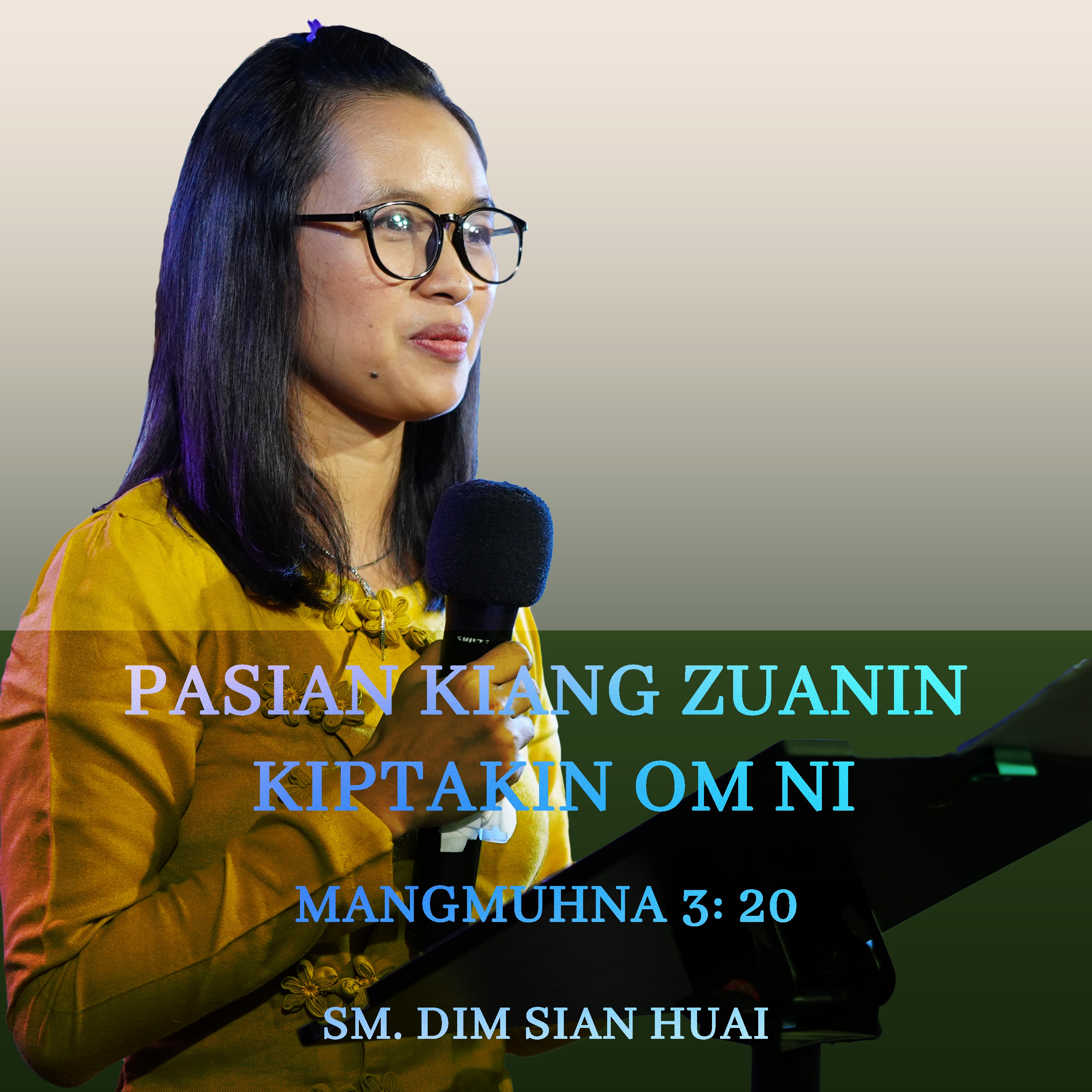 ⁣Pasian kiang zuanin kiptakin om ni