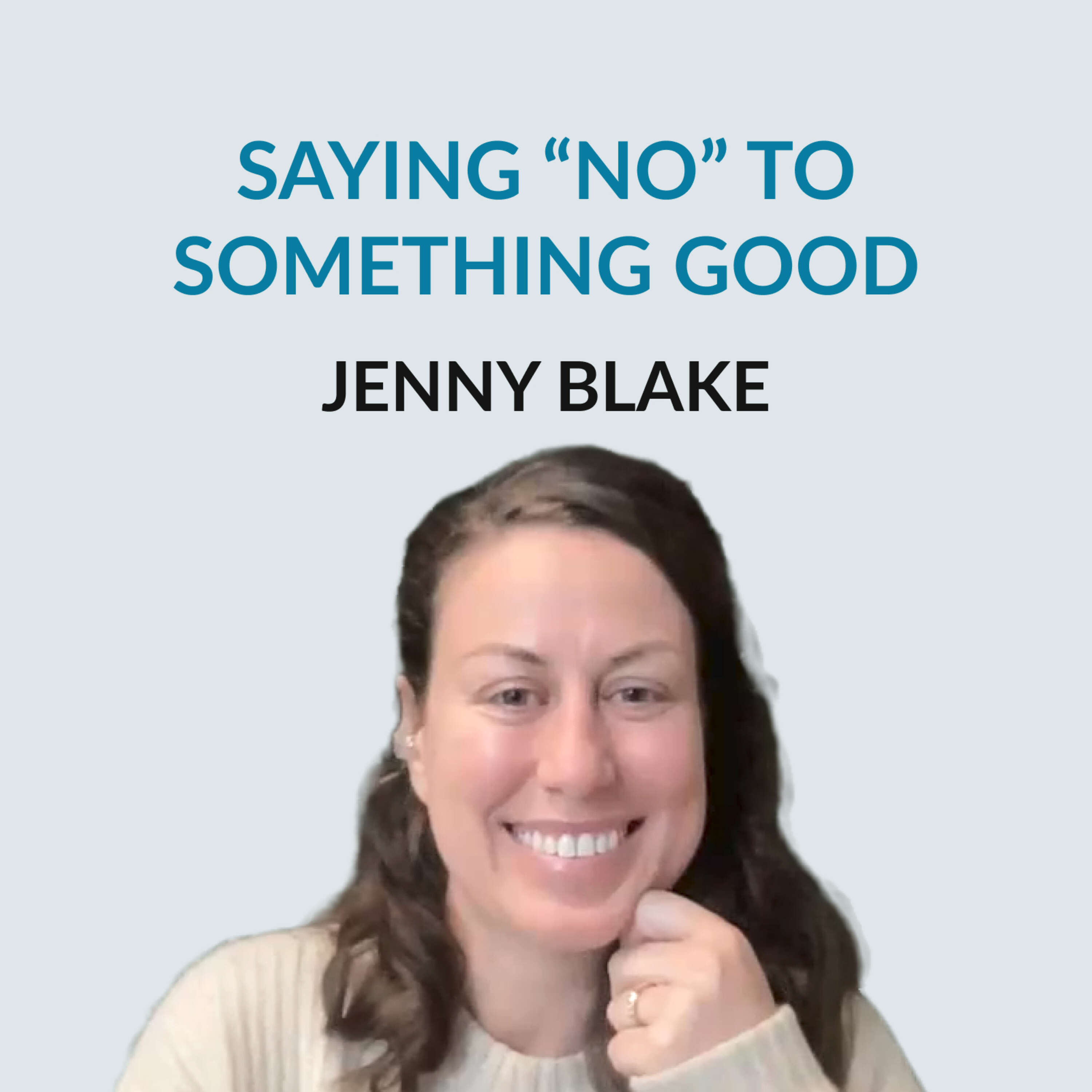 Saying "no" to something good — Jenny Blake on the inner CFO, spending every penny just to try, working at Google, running towards something vs. running away, creating assets for yourself, making yourself discoverable, and seeking advice from "friendtors"