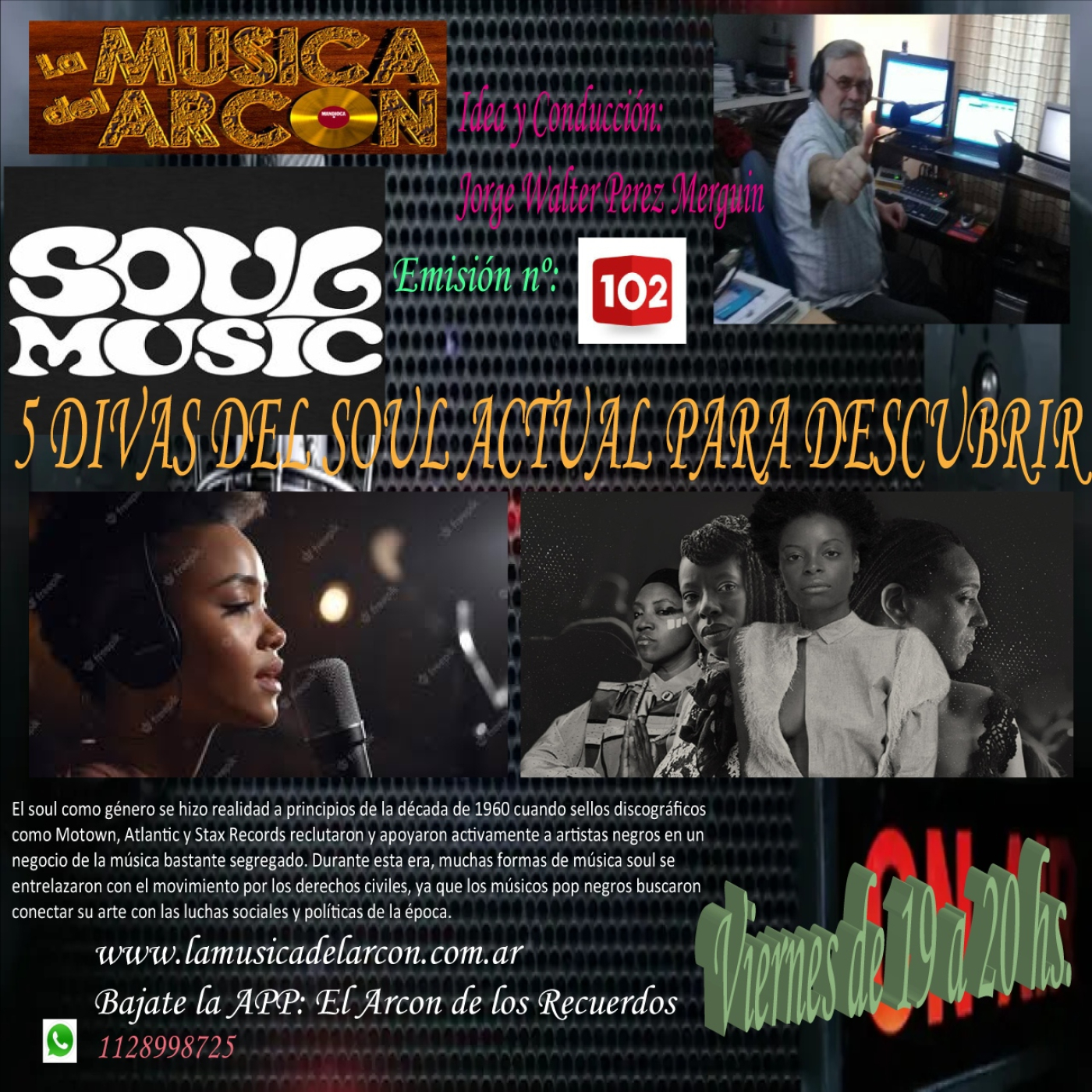 El Sonido Soul - Emision nº 102 Divas del Soul Actual - 14-07-2023