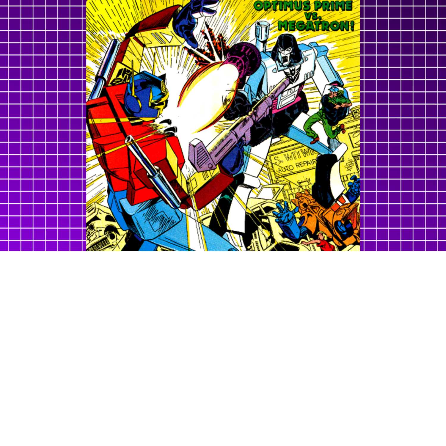 Marvel UK #4: Optimus Prime vs Megatron....tale as old as time. 