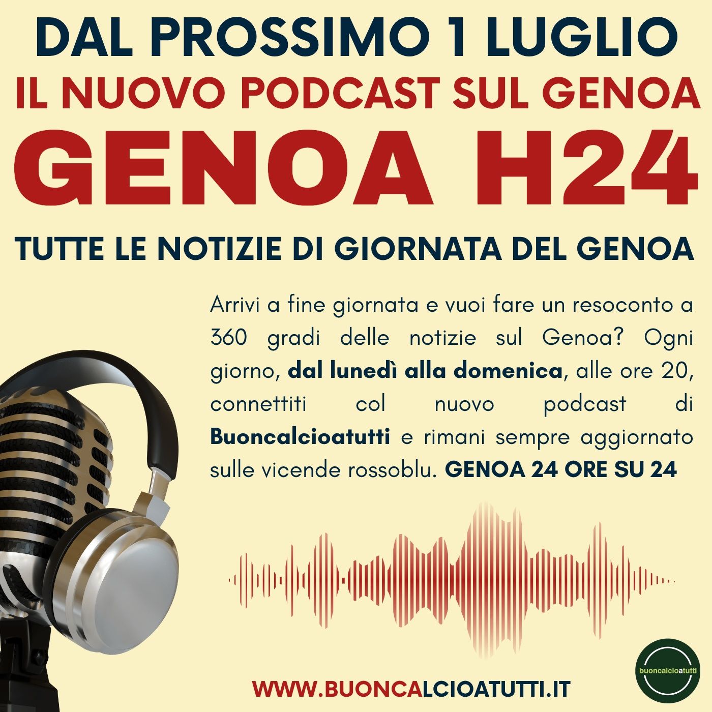 GENOA H24 | Puntata 4 Luglio 2023