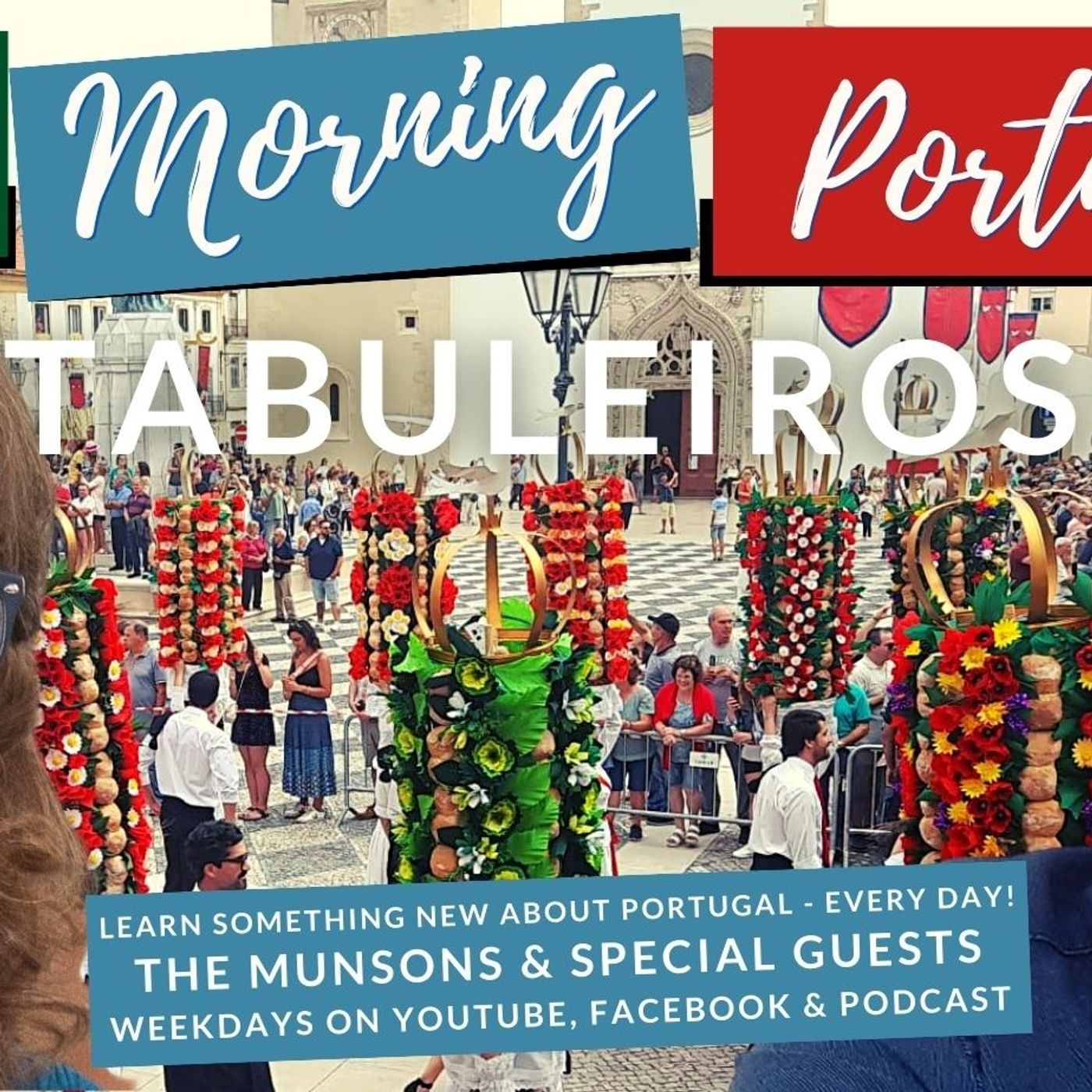 ⁣How was Tomar & The Tabuleiros?! It's Feelgood Filomena Friday on Good Morning Portugal!