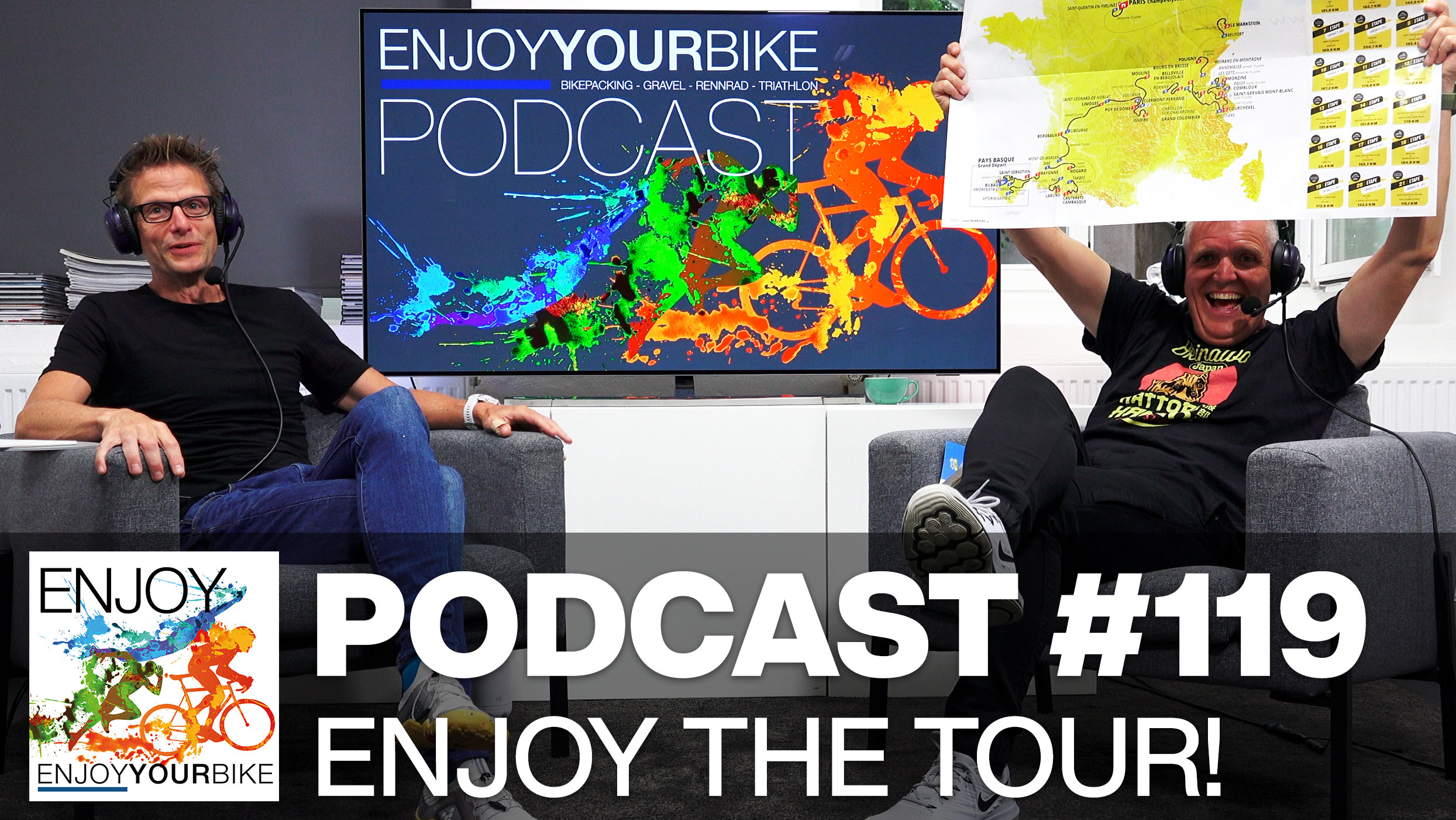 EYB 119 ENJOY THE TOUR! Tour de France Talk, VanMoof Pleite, Hütchenspieler & mehr