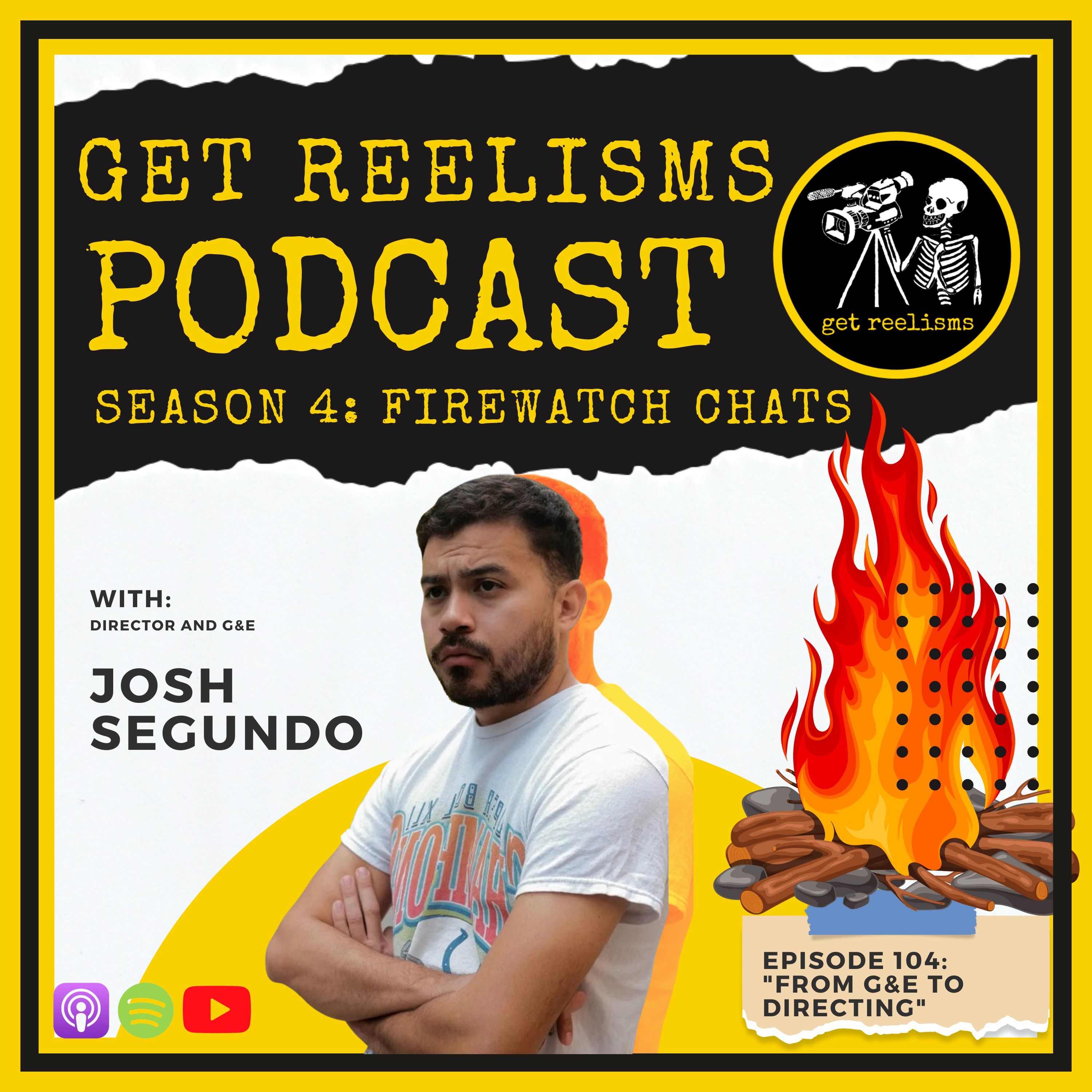 S4E104: From G&E to Directing with Josh Segundo