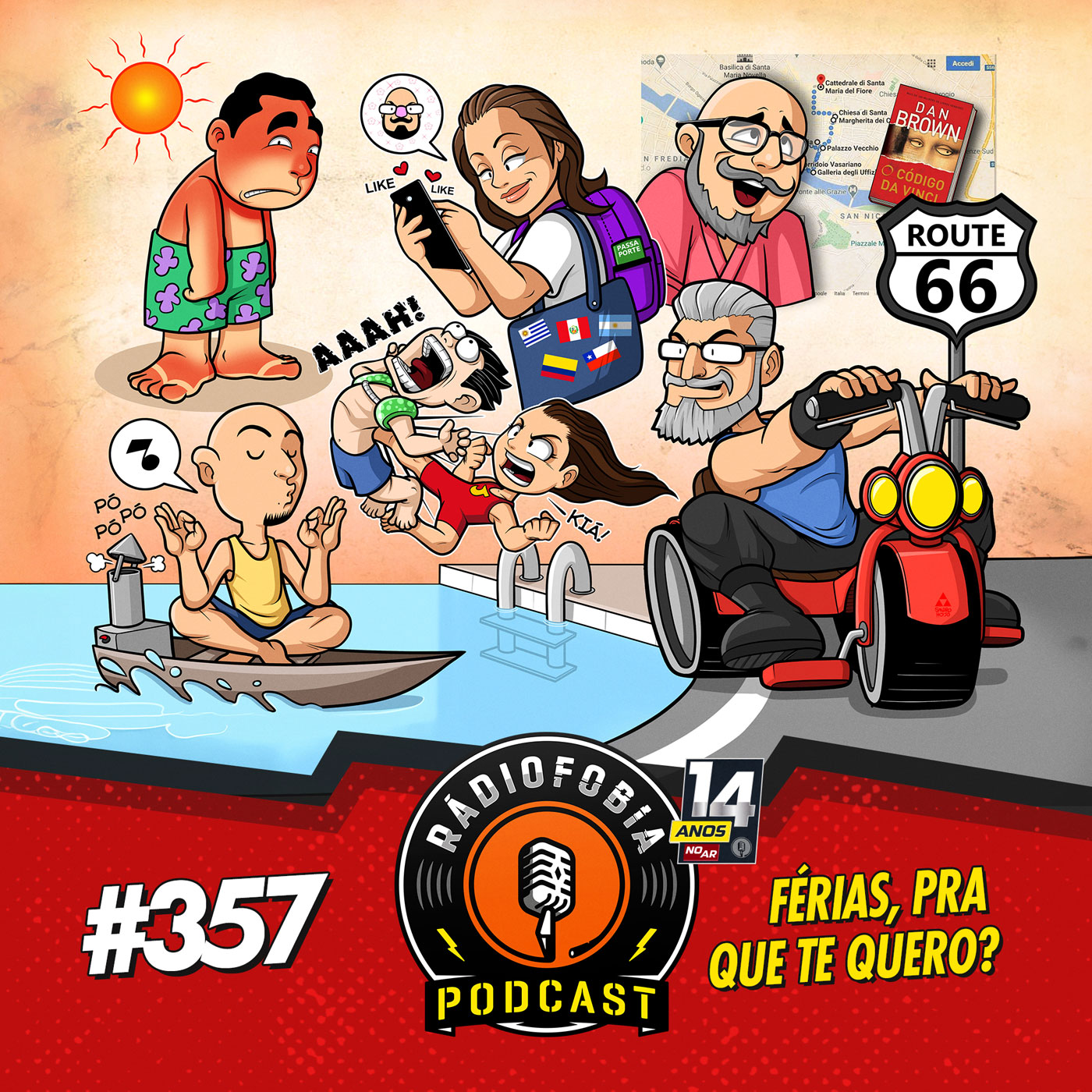 RÁDIOFOBIA 357 - Férias, pra que te quero?