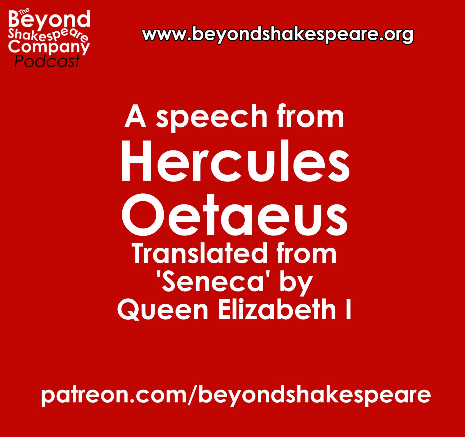 A Speech from Hercules Oetaeus translated by Elizabeth I