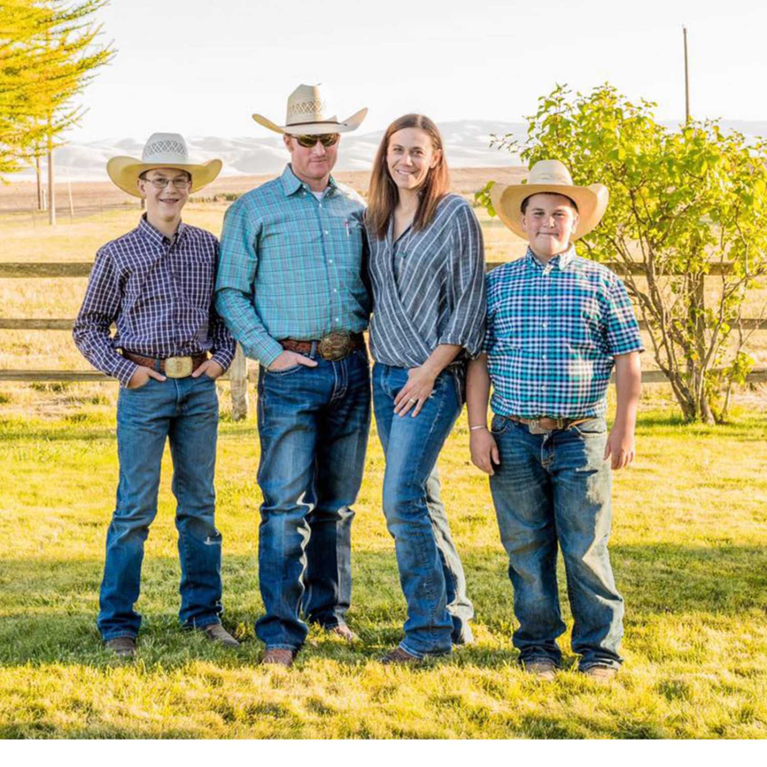 Cary, Willie, and silversmith Amy Raymond of Oregon