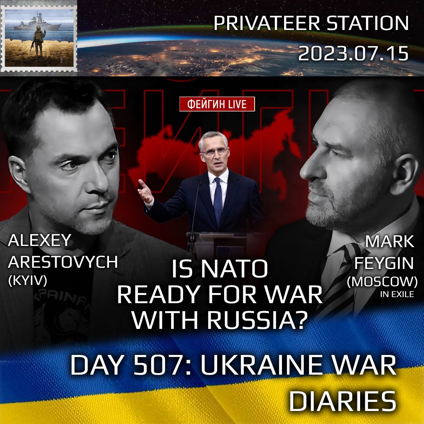 War Day 507: Ukraine War Chronicles with Alexey Arestovych & Mark Feygin