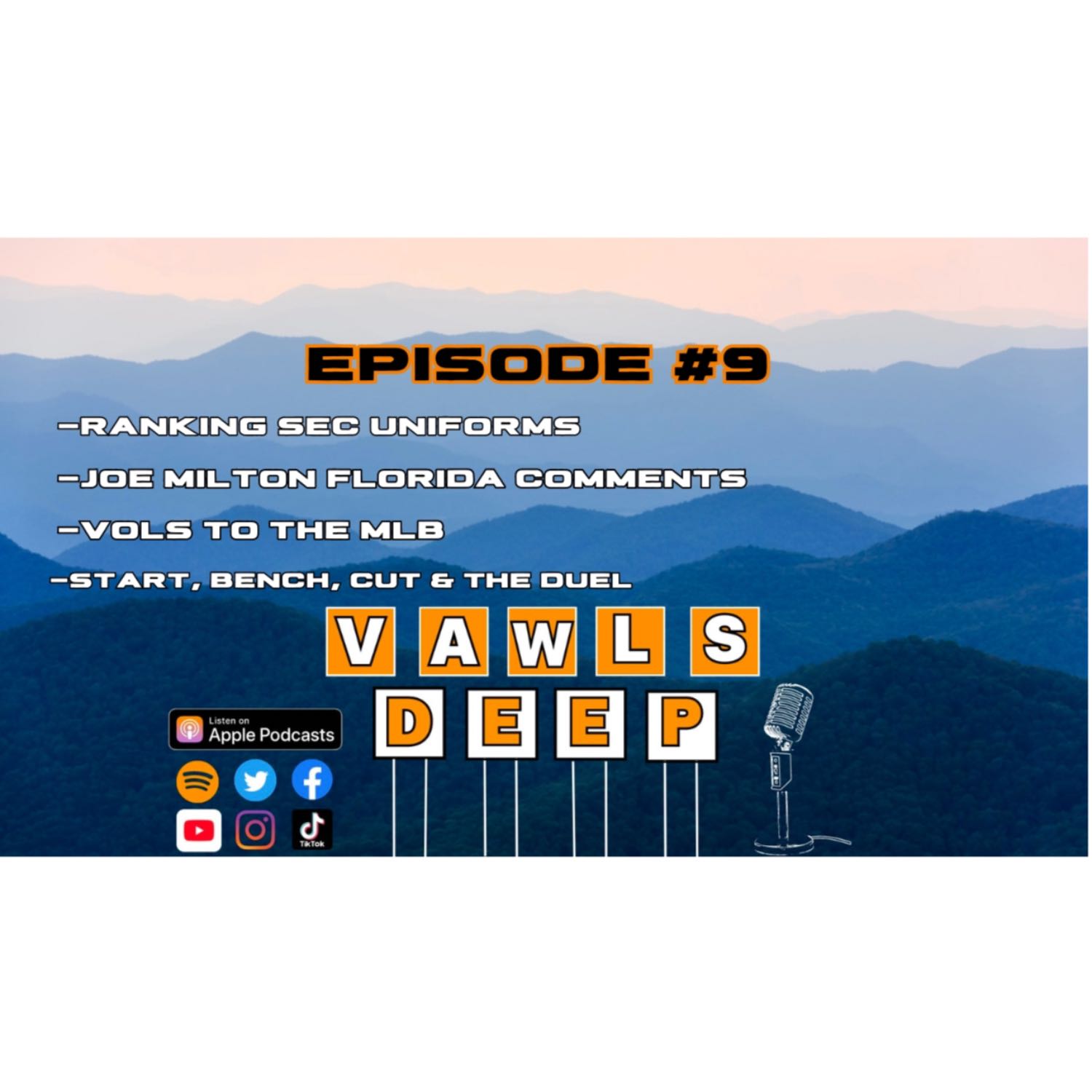 Episode 9: SEC Uniform Rankings, Recruiting, Joe Milton comments, Vols to the MLB and more! 