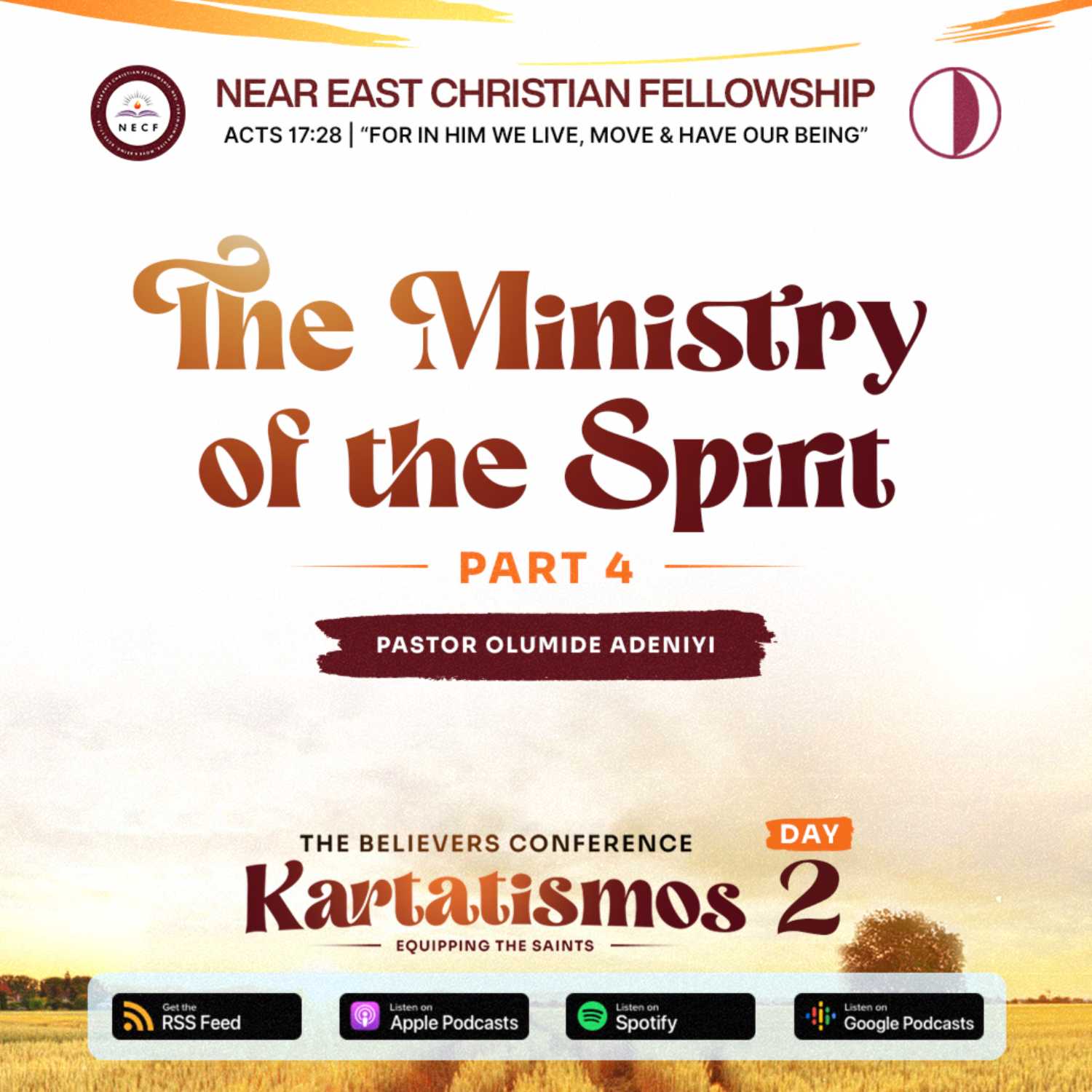 The Ministry of the Spirit 4 | Pastor Olumide Adeniyi | Day 2 Kartatismos