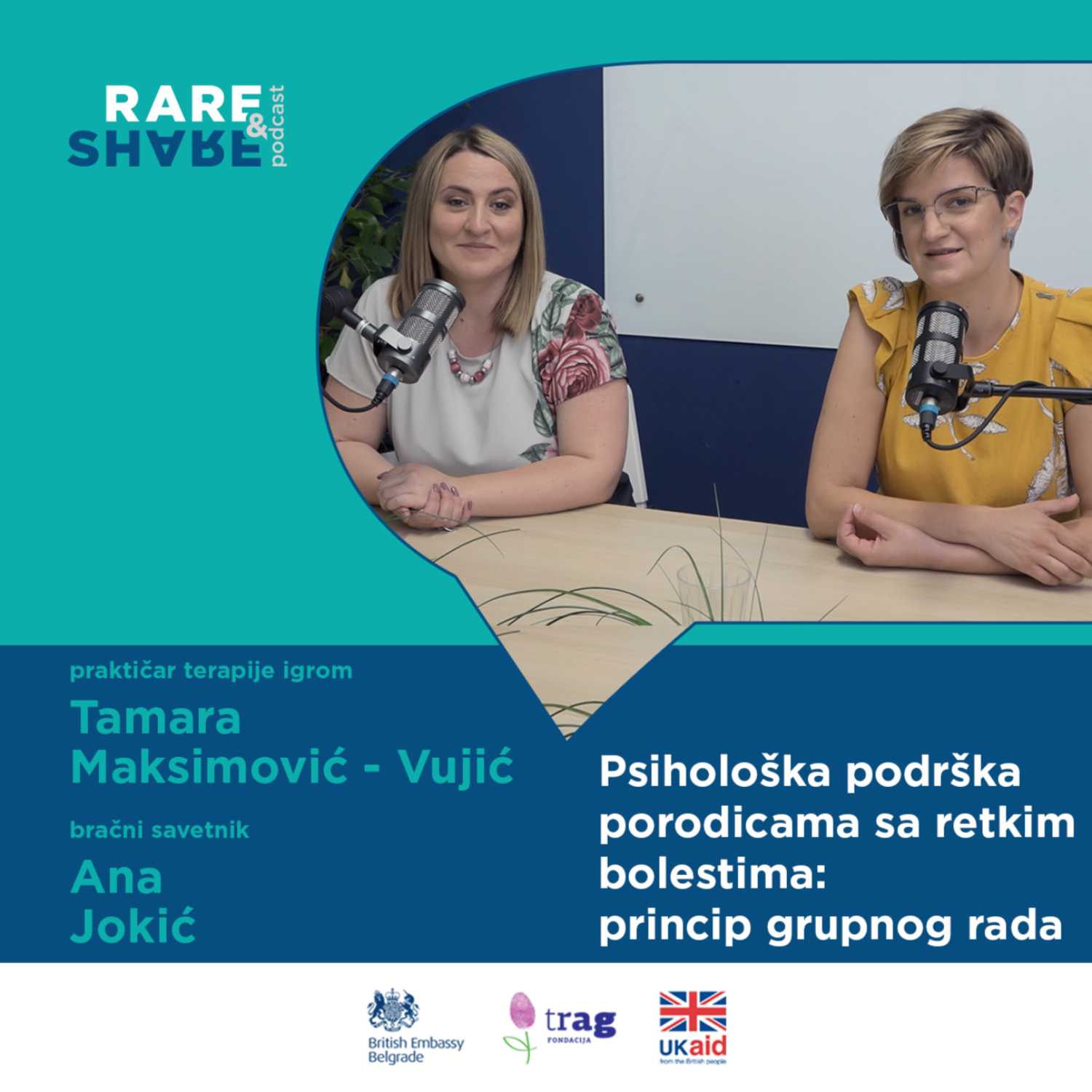 Rare and Share EP15 | Psih. podrška - princip grupnog rada Tamara Maksimović - Vujić i Ana Jokić