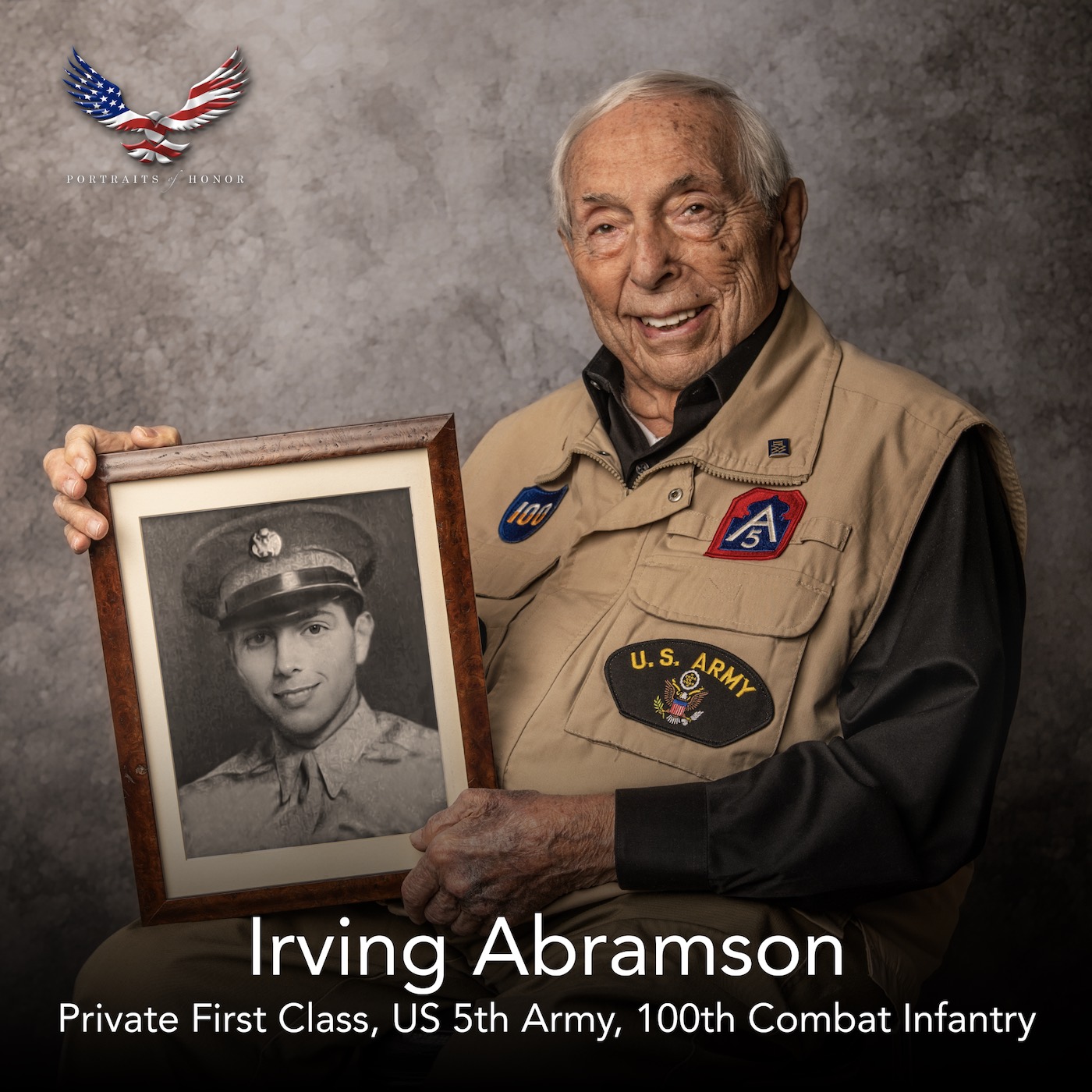 Irving Abramson (Private First Class, US 5th Army, 100th Combat Infantry) | S1E2