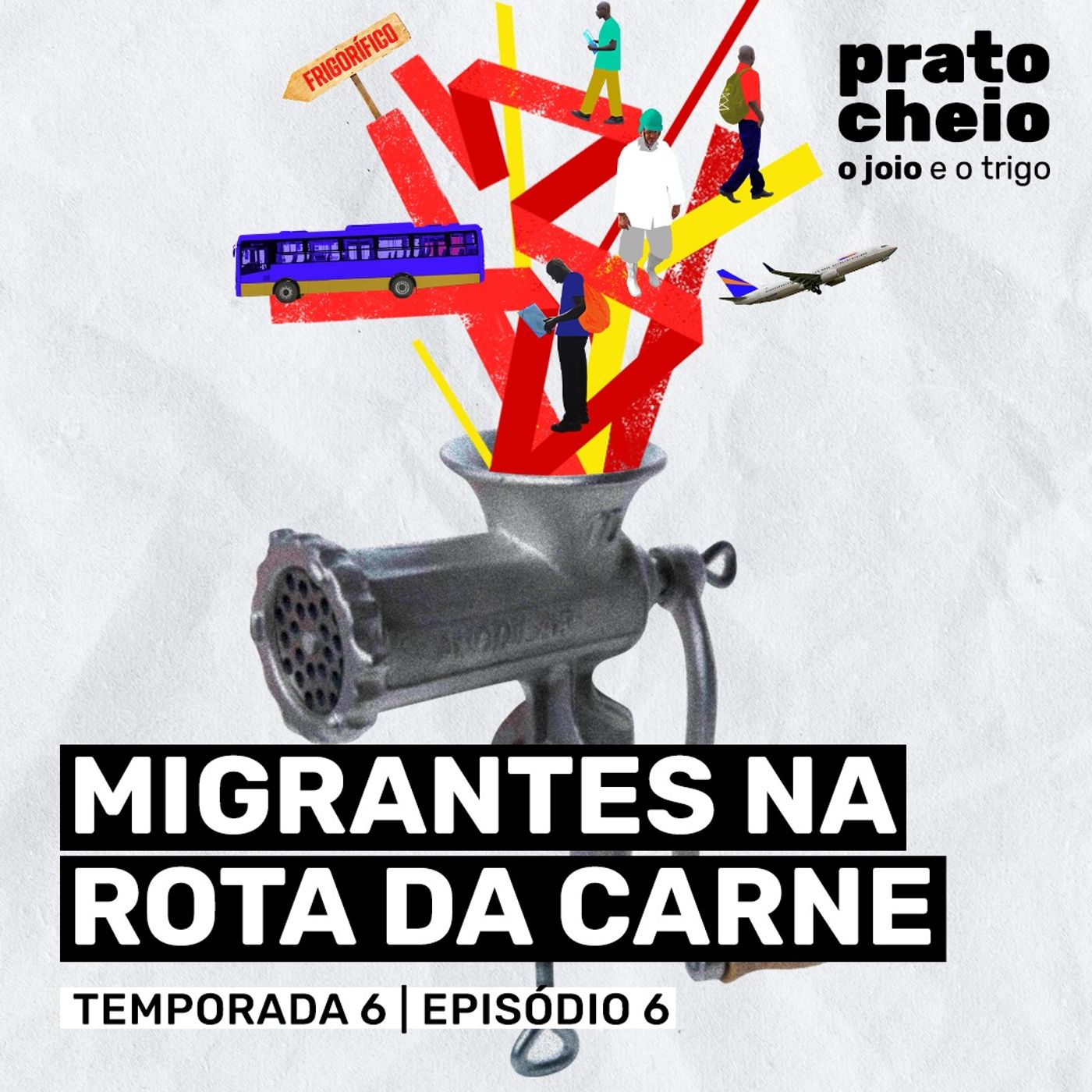 Migrantes na rota da carne