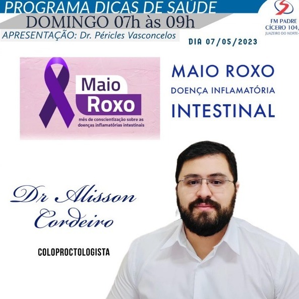 Doença Inflamatória Intestinal com Dr Alisson - Dicas de Saúde Podcast