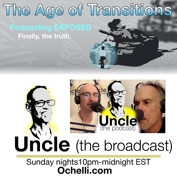 Knobs Callers Destiny Dials on The Age of Transitions and Uncle as broadcast 7-23-2023 with a few callers and much Cross-Talk Dr. Jones