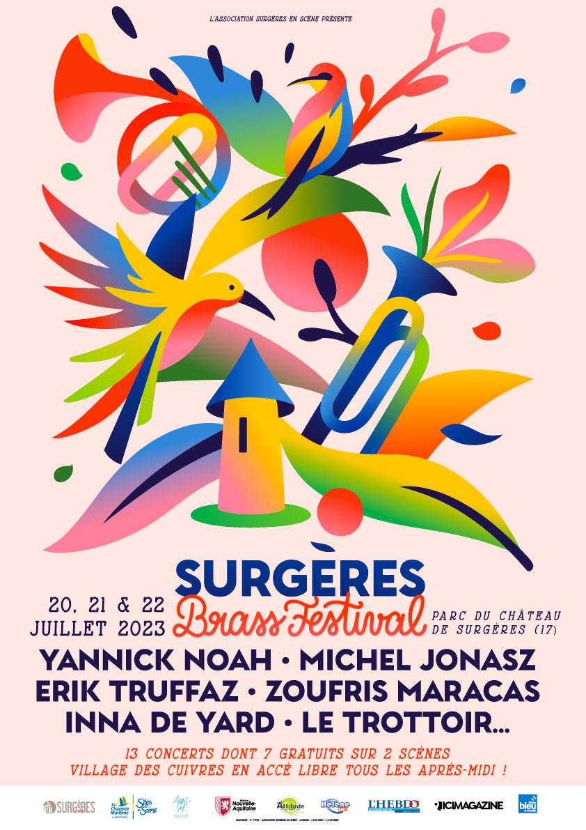 Du 20 au 22 juillet, vivez la septième édition du Surgères Brass Festival !