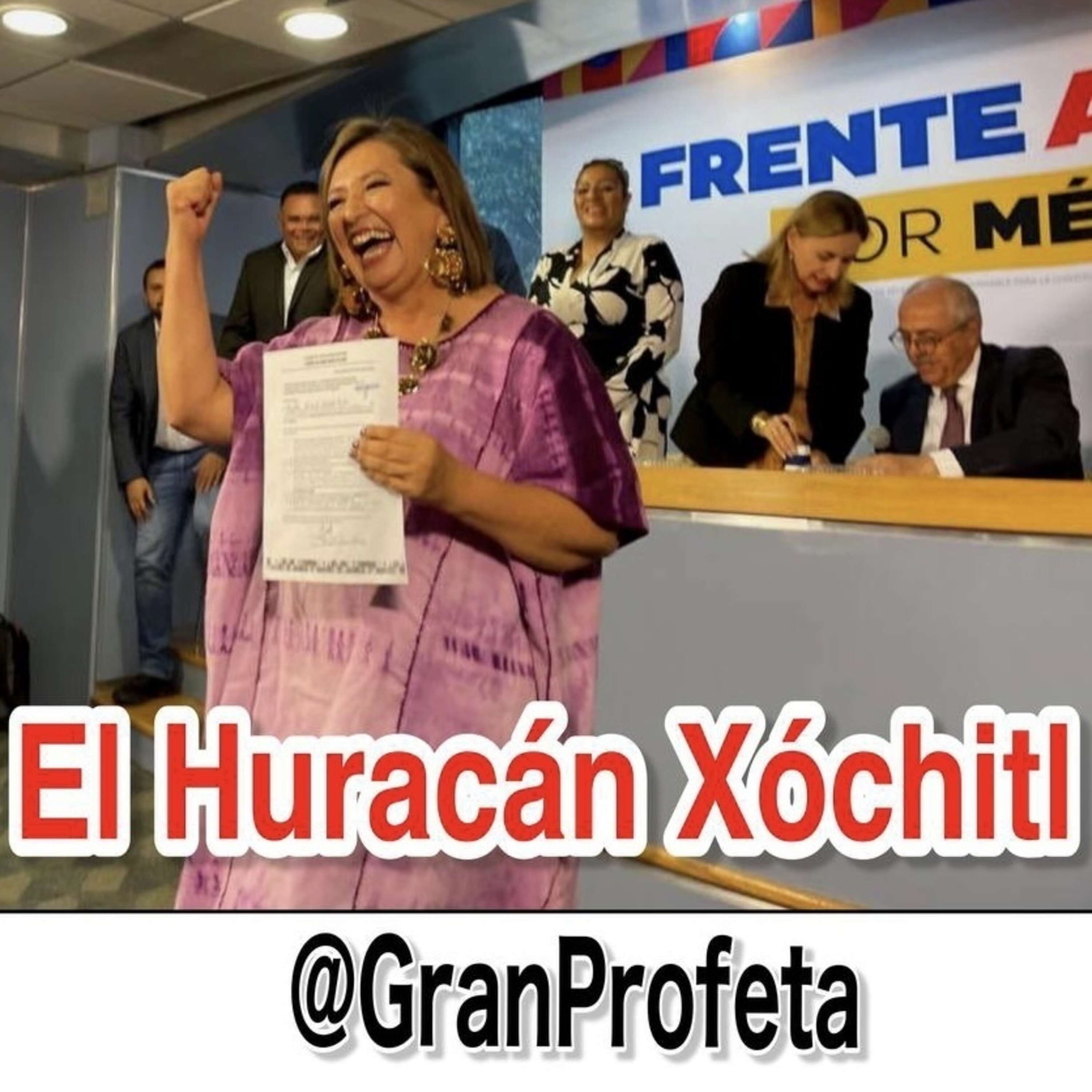 El huracán Xóchitl