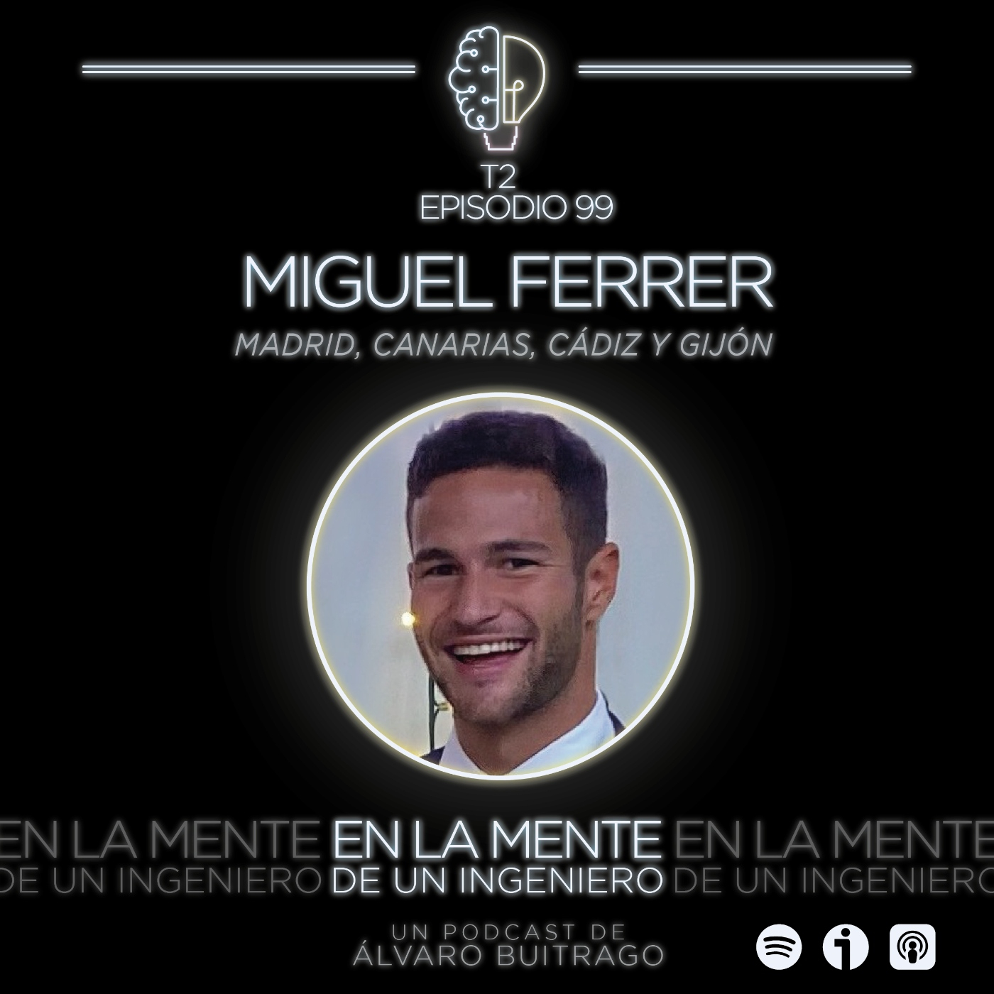 ⁣#99 Miguel Ferrer. Madrid, Canarias, Cádiz y Gijón, viajando como ingeniero naval.