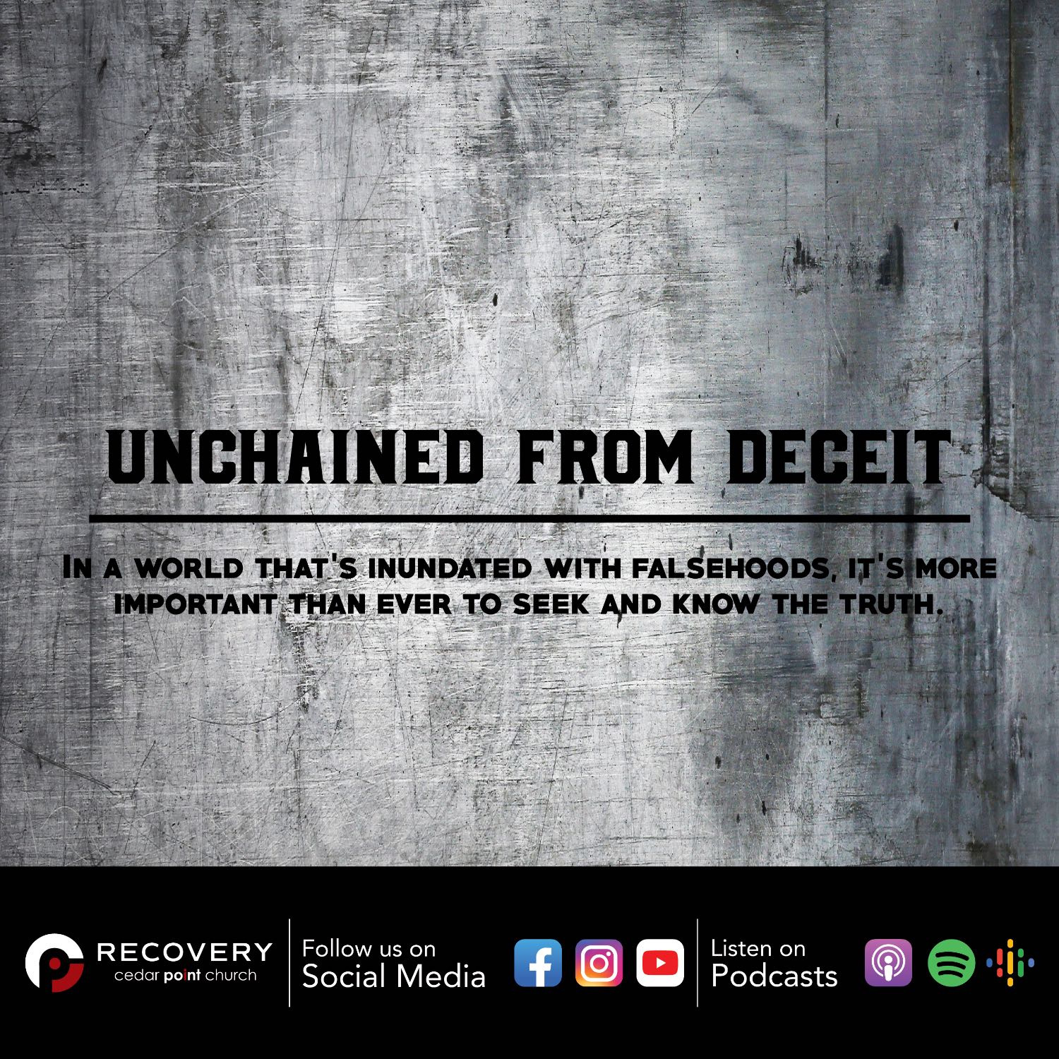 ⁣Unchained From Deceit // Aaron Shaw