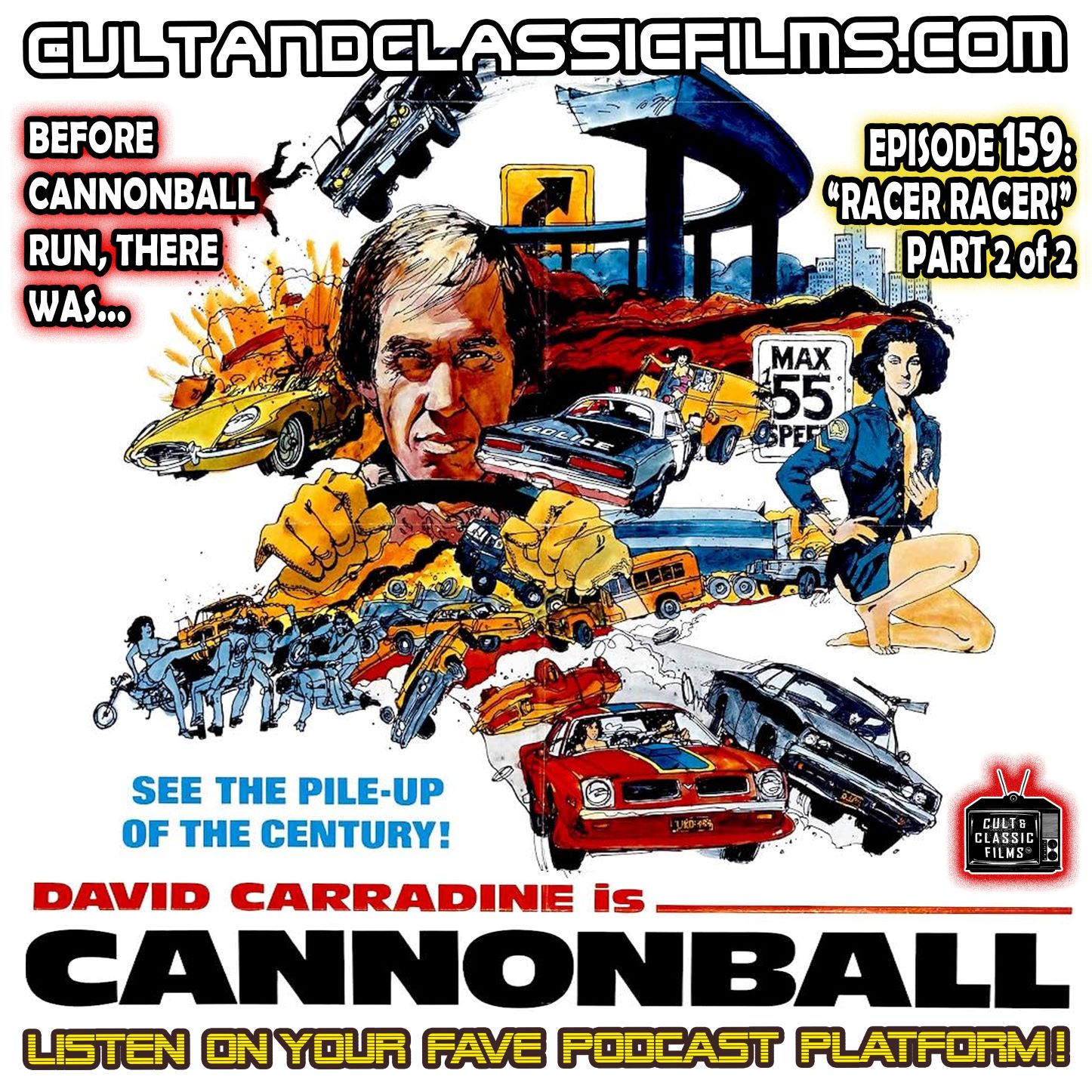 "CANNONBALL" (1976)--"RACER RACER" PART 2 OF 2!