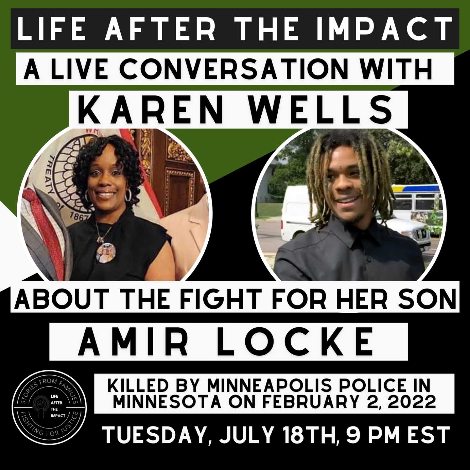 A Live Conversation with Karen Wells About the Fight for Justice for Her Son Amir Locke