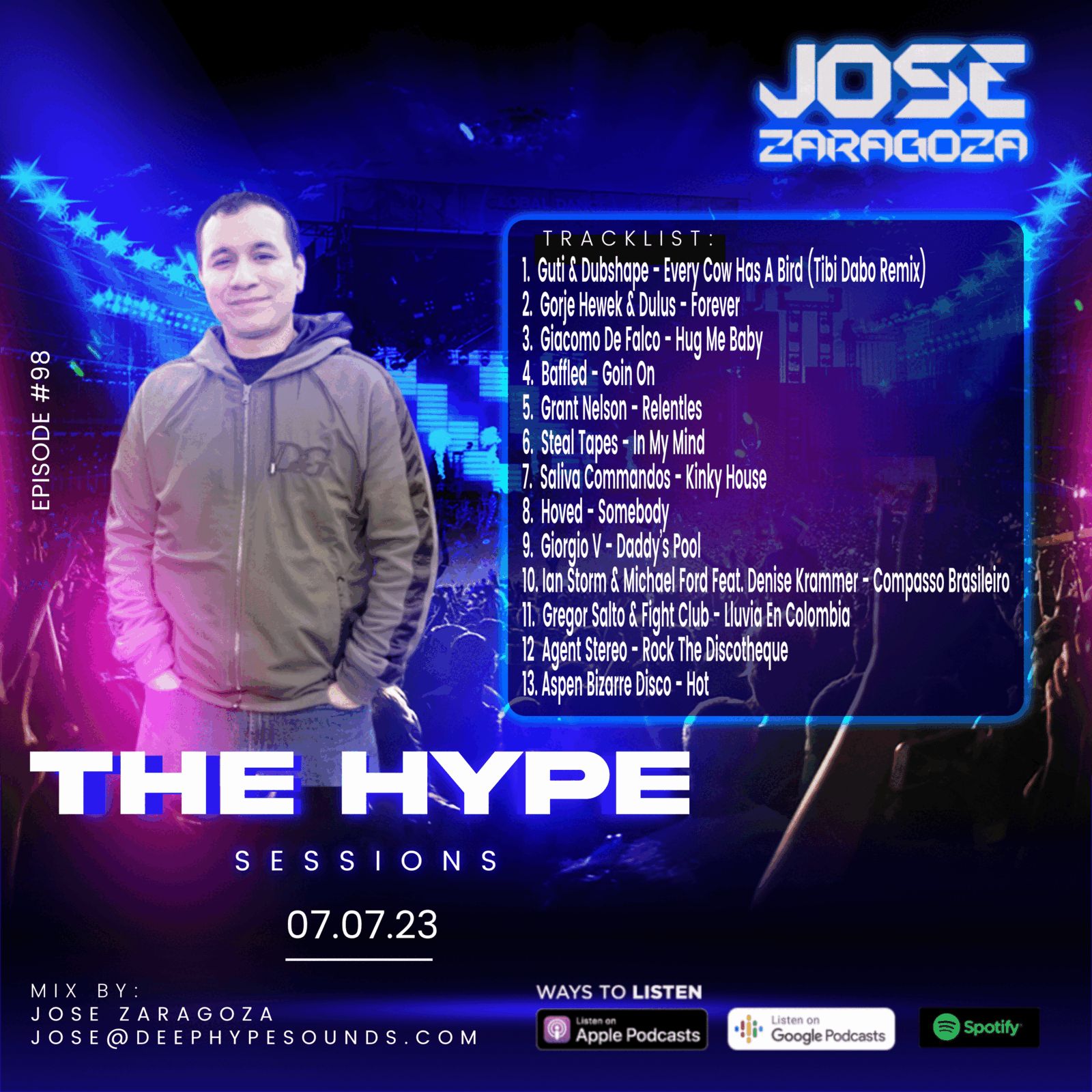 Jose Zaragoza - The Hype Sessions Volume #98