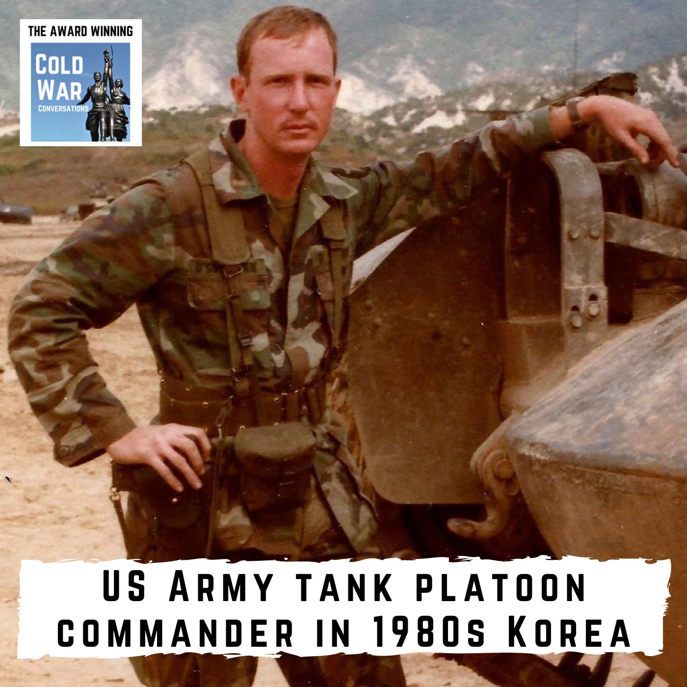 US Army tank platoon commander in 1980s Cold War Korea