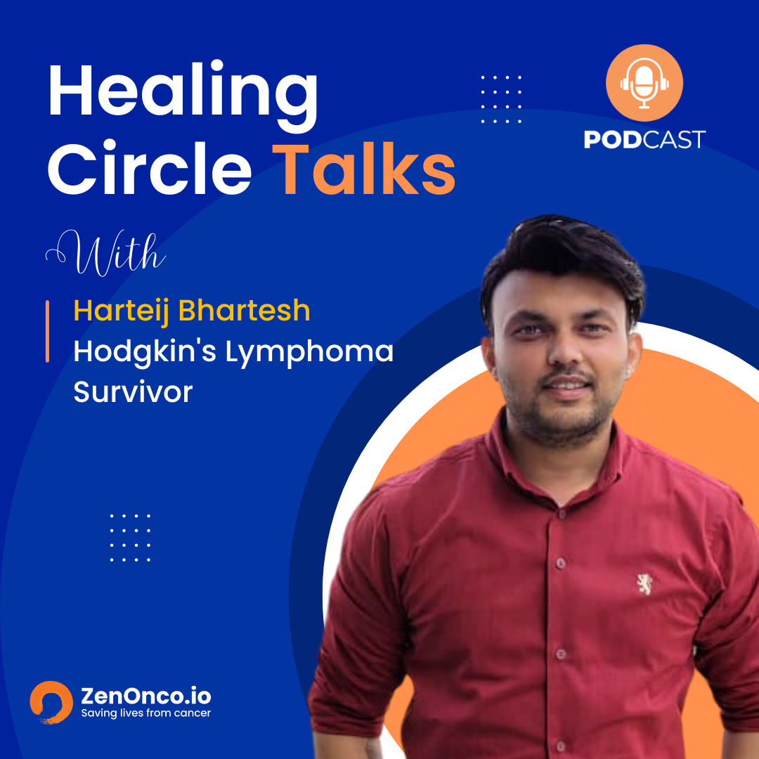 ⁣ZenOnco.io Cancer Healing Circle Talks | Harteij Bhartesh | Hodgkin’s Lymphoma Survivor