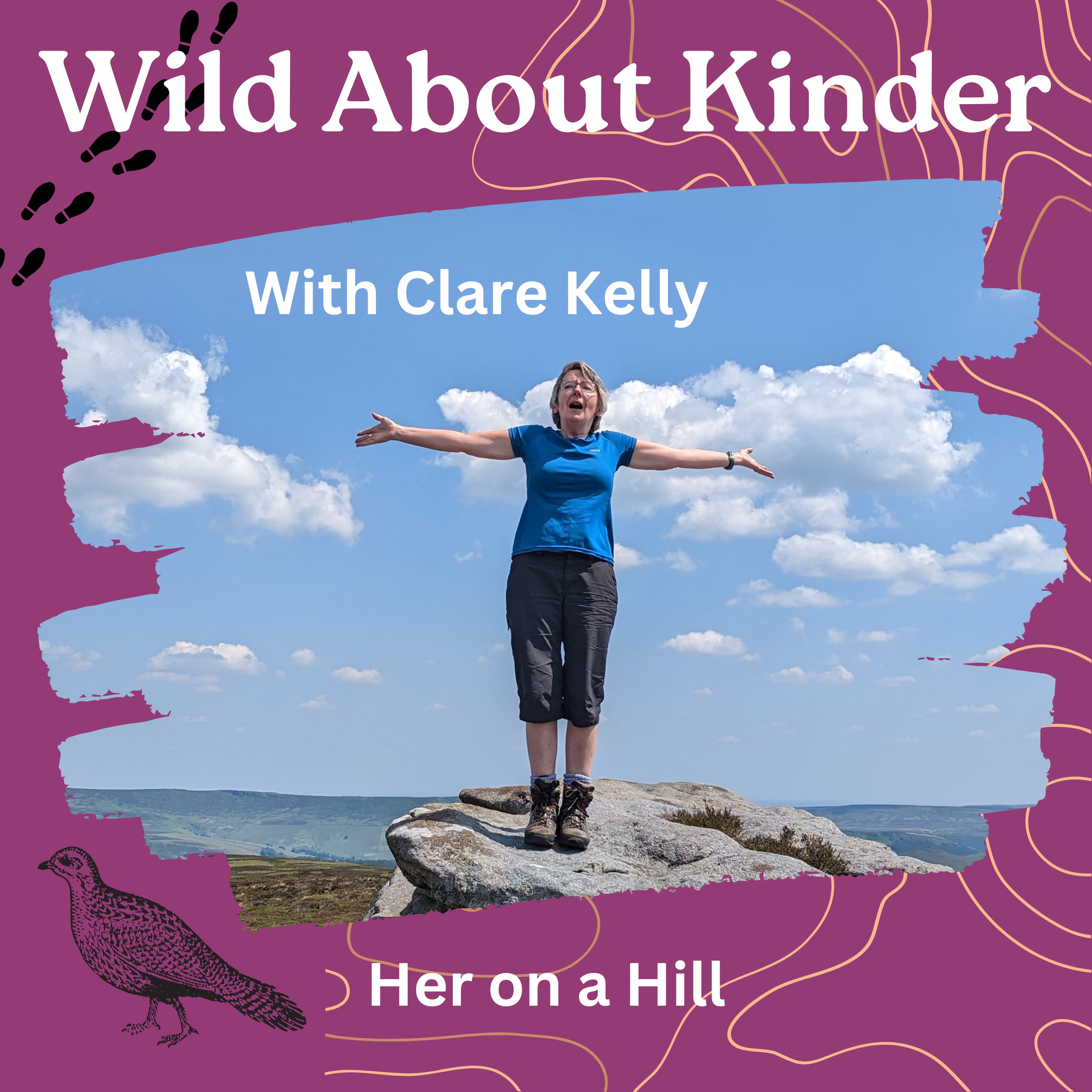 ⁣Exploring hags and groughs on Kinder Scout - Interview with Clare Kelly from Her on a Hill