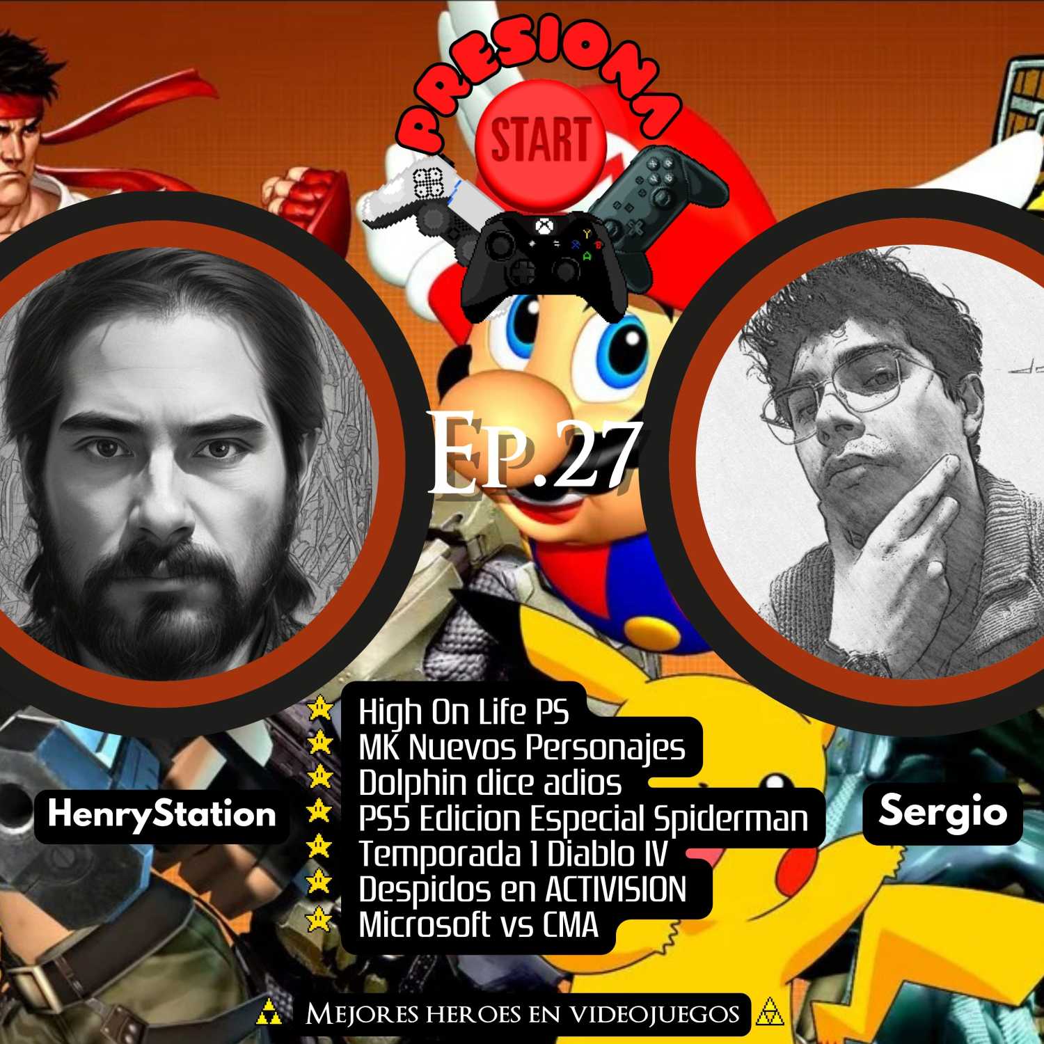 Los Grandes Heroes de Los Videojuegos