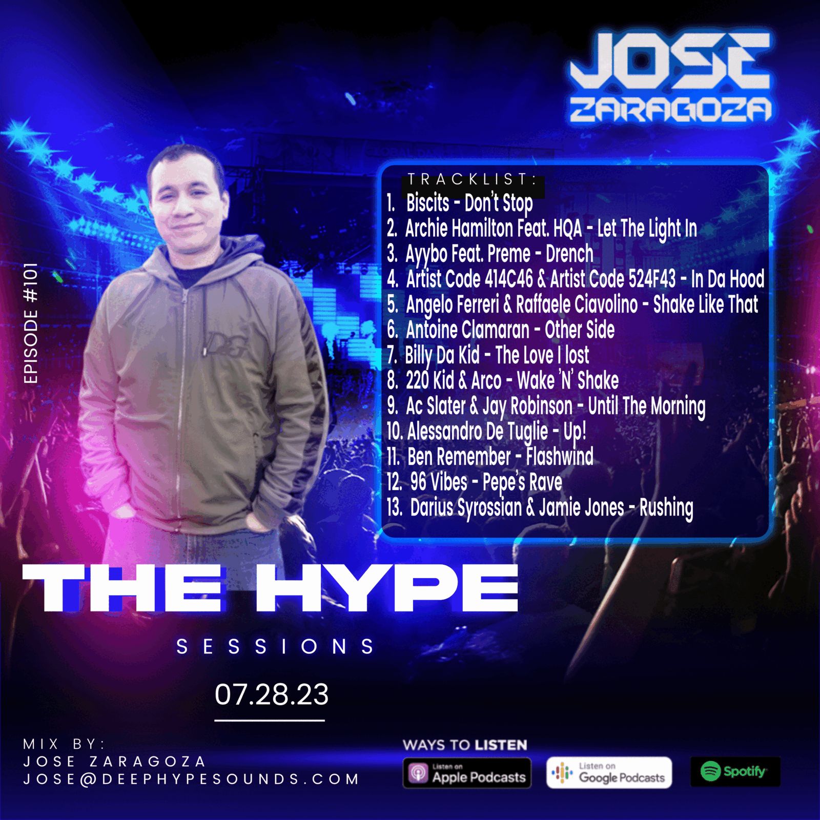 Jose Zaragoza - The Hype Sessions Volume #101