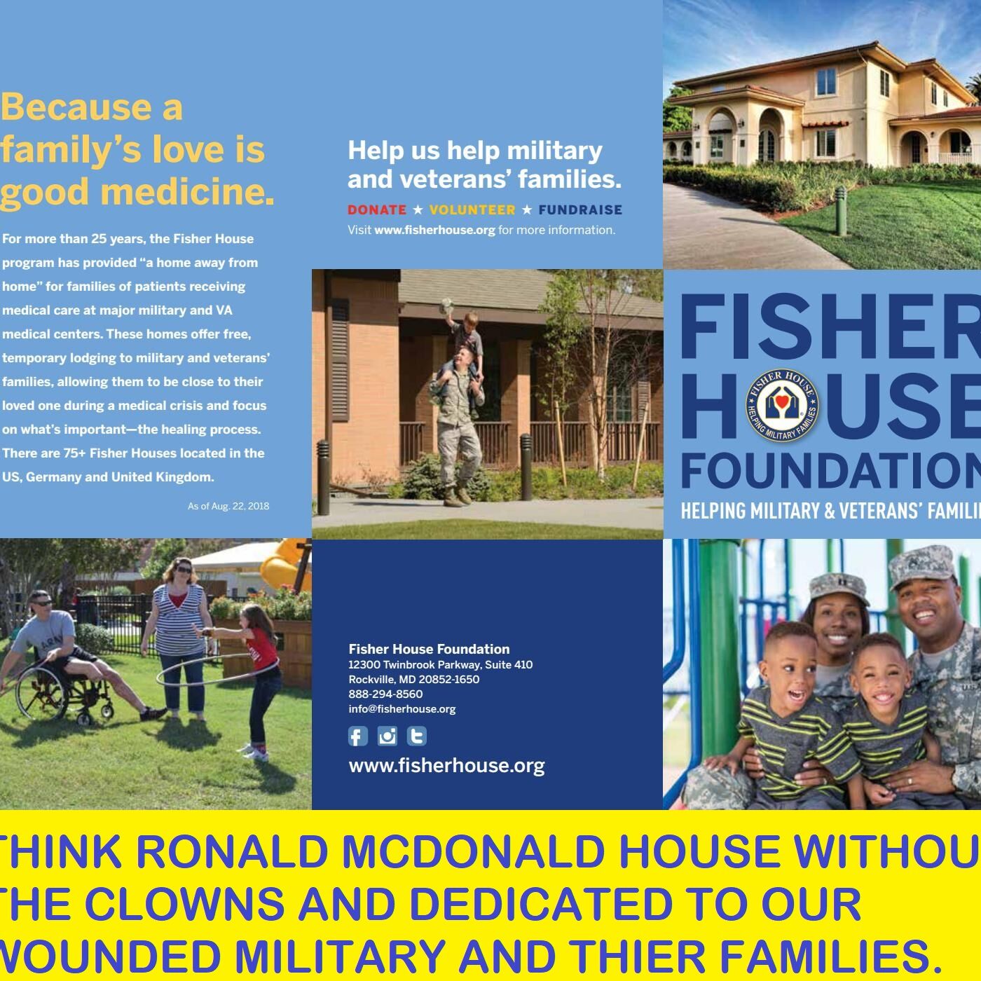 The Fisher House a blessing to our wounded troops and their families. You can be a part of this wonderful effort. Listen in to hear how.