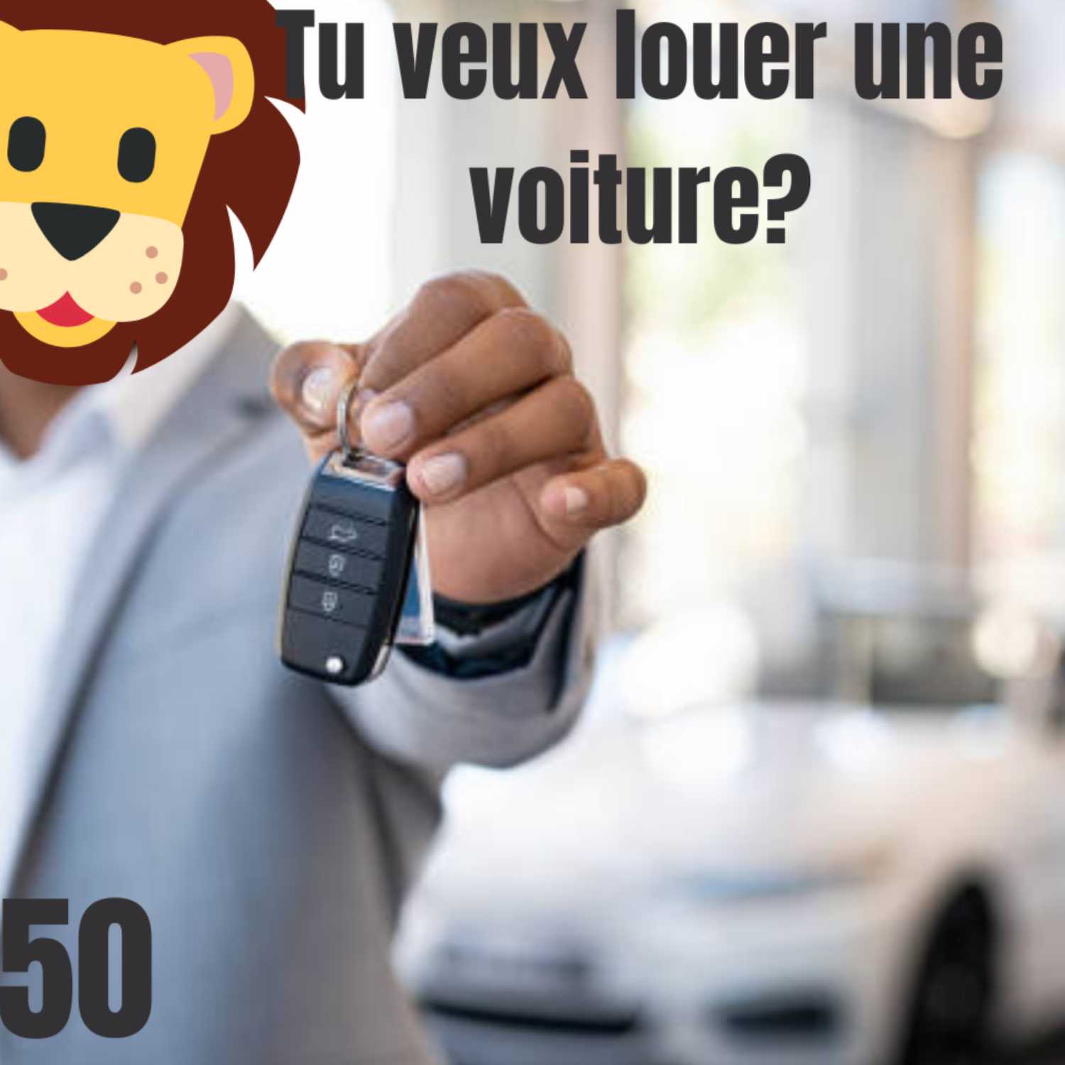 Tu veux louer une voiture?