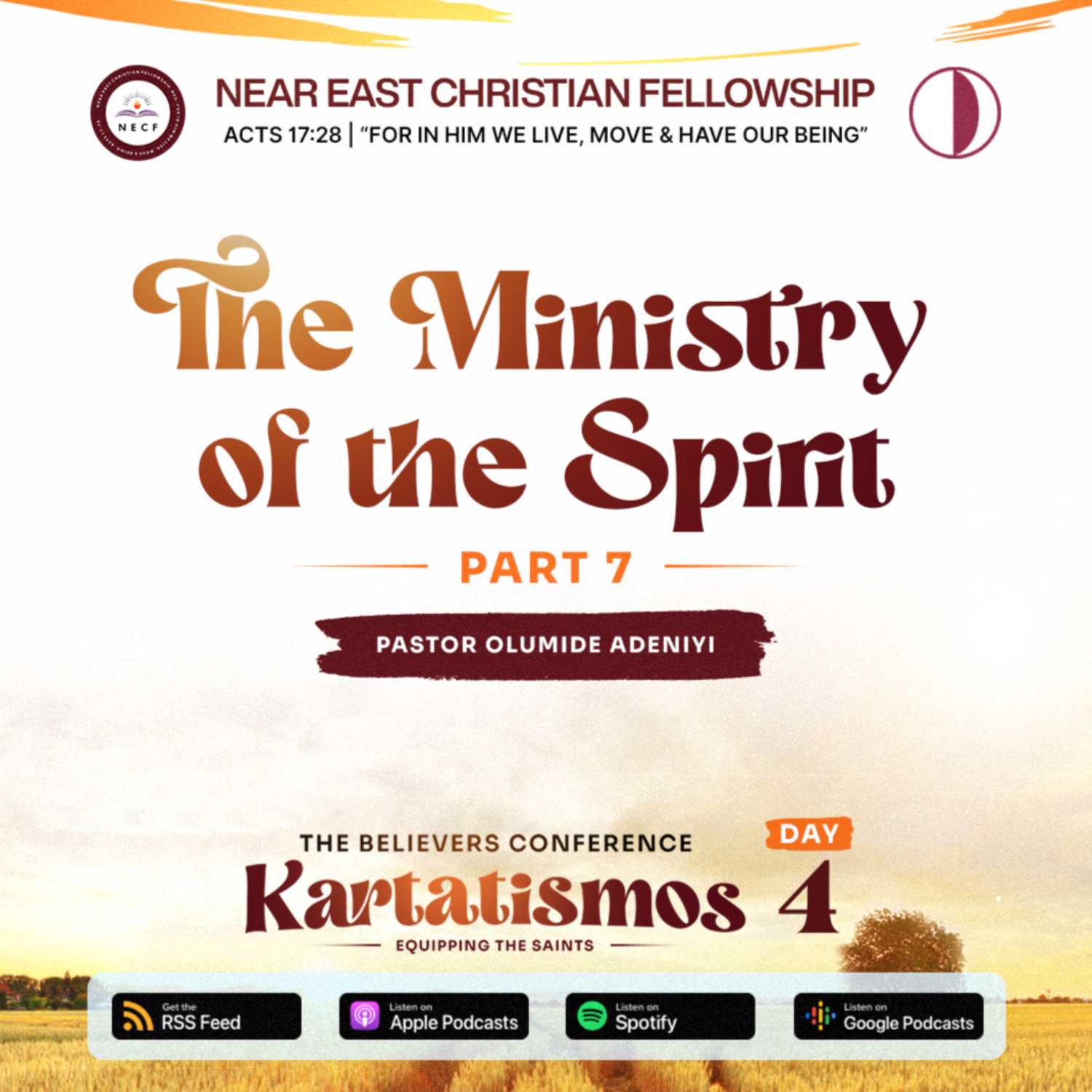 The Ministry of the Spirit 7 | Pastor Olumide Adeniyi | Day 4 Kartatismos