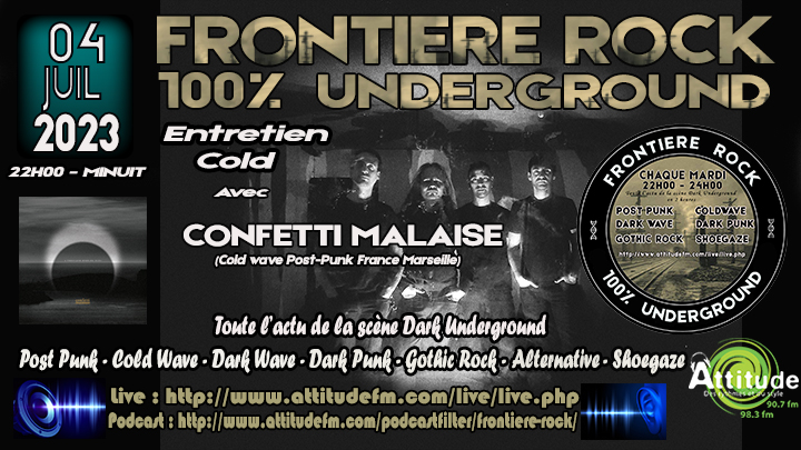 Frontière Rock 100% Underground du 04.07.23