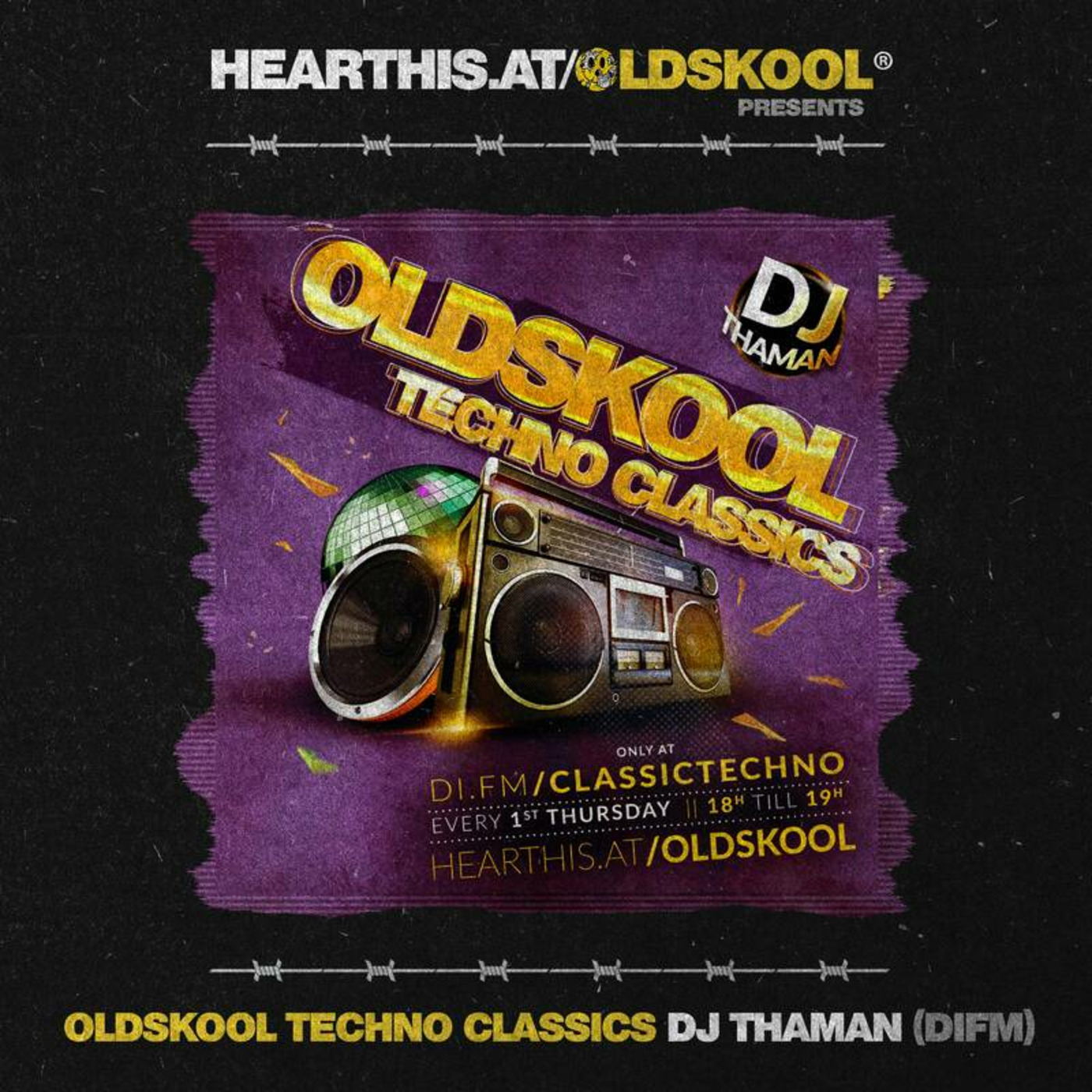 ⁣Oldskool Techno Classics 2023-07 Di.FM (The Nineties)