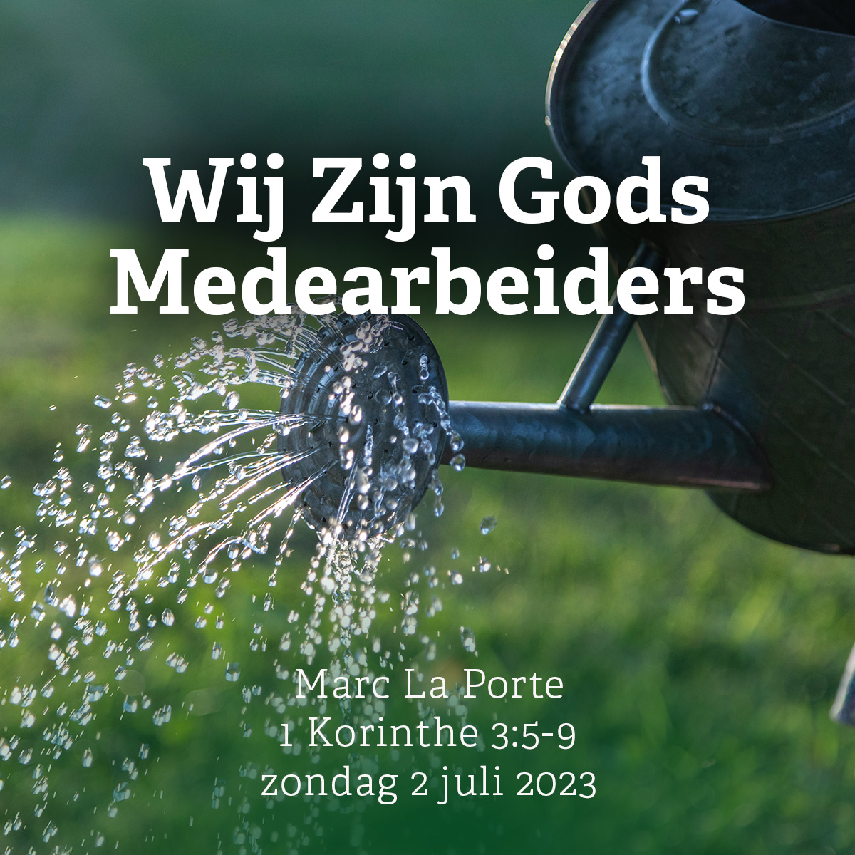 Wij zijn Gods medearbeiders