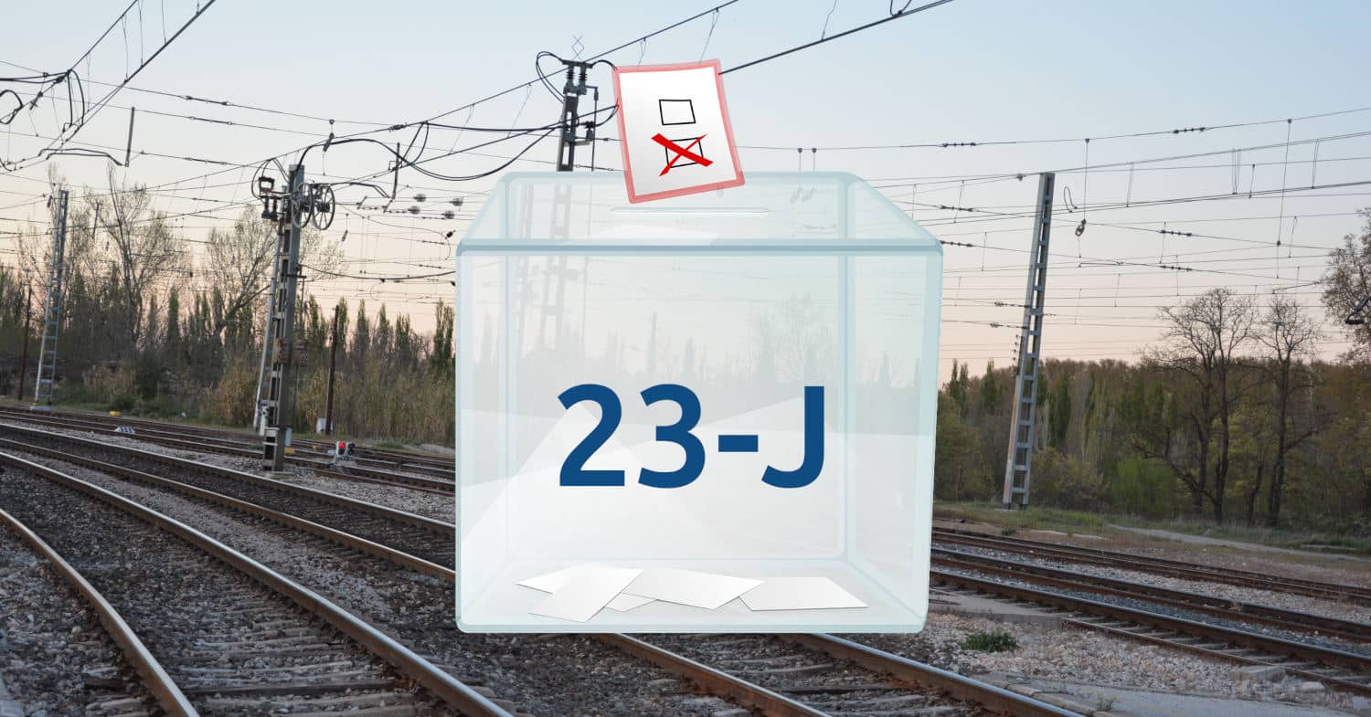 ⁣23-J: el ferrocarril en los programas electorales