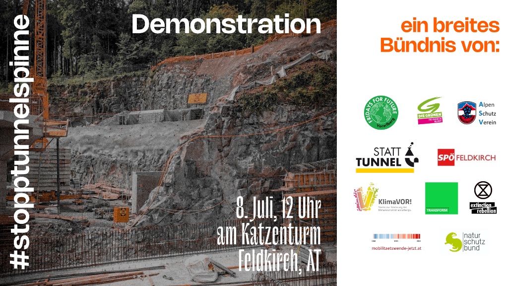 Investition in die Zukunft oder Faß ohne Boden – Andrea Matt von der Bürgerinitiative „Mobil ohne Stadttunnel“ informiert über die Tunnelspinne Feldkirch