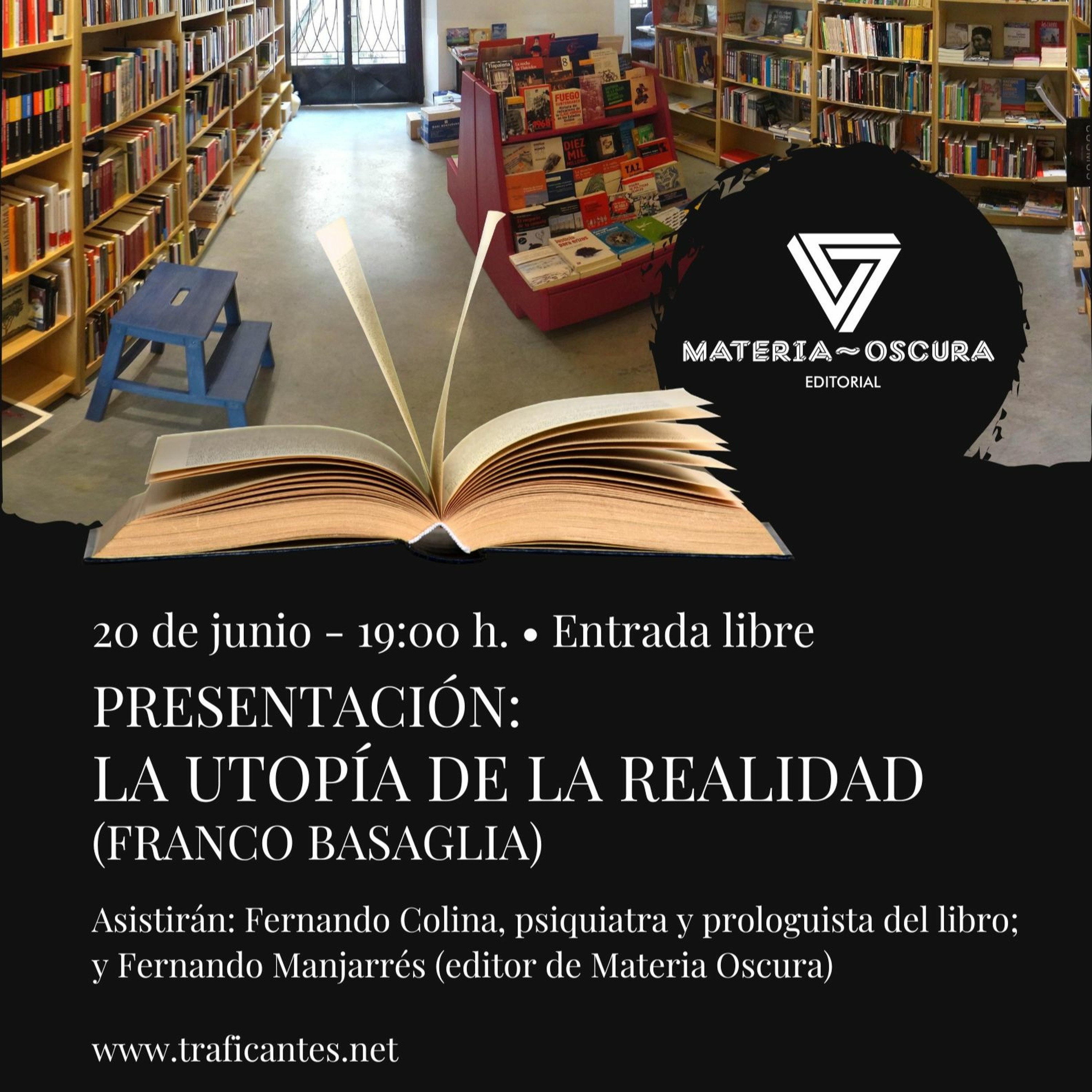 Presentación del libro La Utopía de la Realidad (Materia Oscura, 2023).