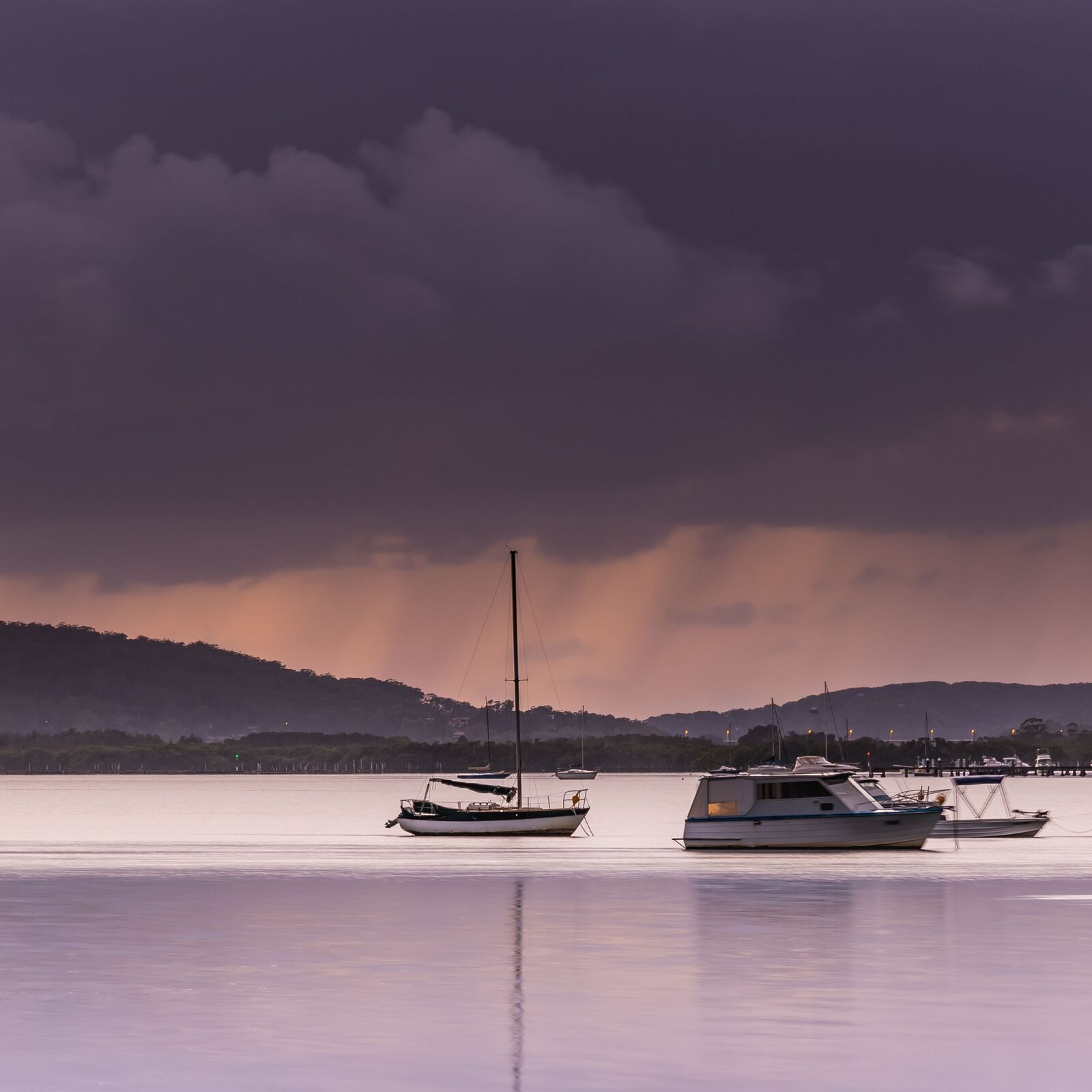 Rain on the Harbor | Rainy Marina Ambience for Sleep