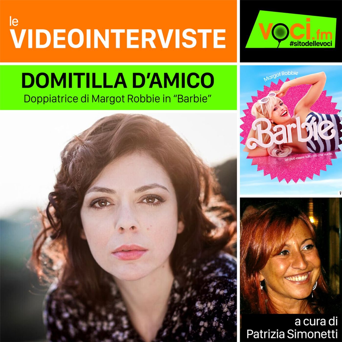 ⁣La doppiatrice DOMITILLA D'AMICO (voce di BARBIE) su VOCI.fm - clicca play e ascolta l'intervista