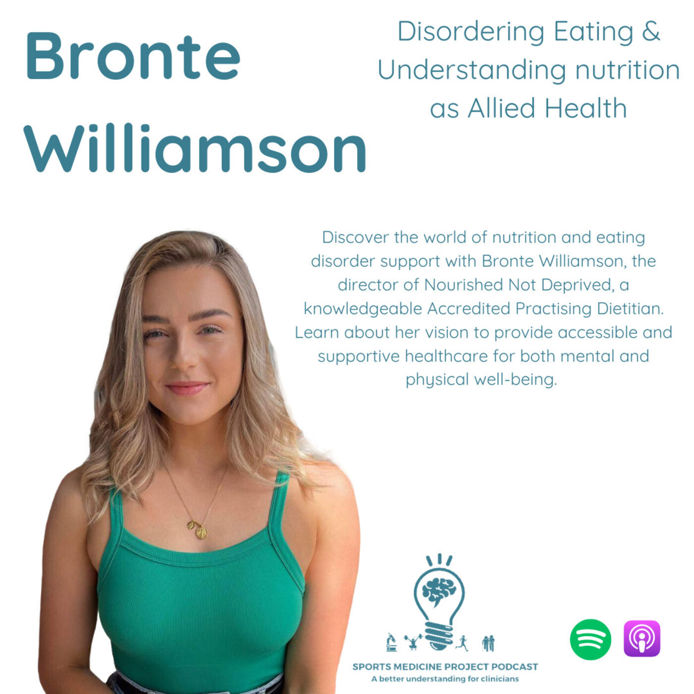 84. Bronte Williamson - Disordering Eating & Understanding nutrition as Allied Health