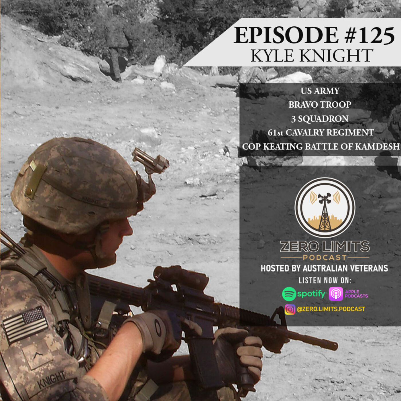 ⁣Ep. 125 Kyle Knight US Army Forward Observer Red Platoon, Bravo Troop 3-61 Cav - COP Keating / Battle of Kamdesh