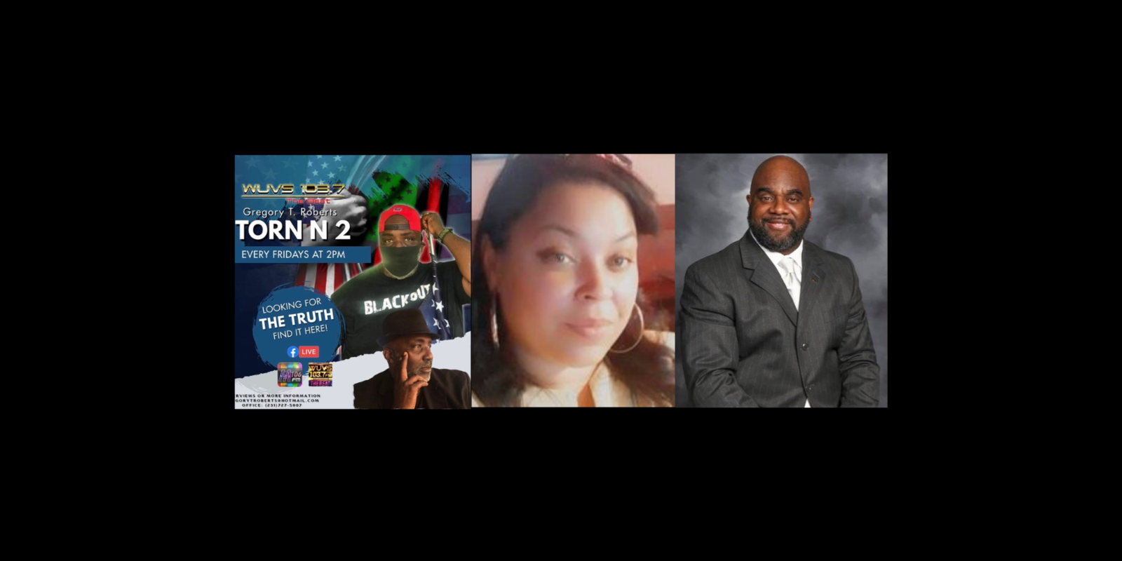 Torn N 2 with Gregory T. Roberts and co-host Melvin Burns II with guest Jennifer Ross